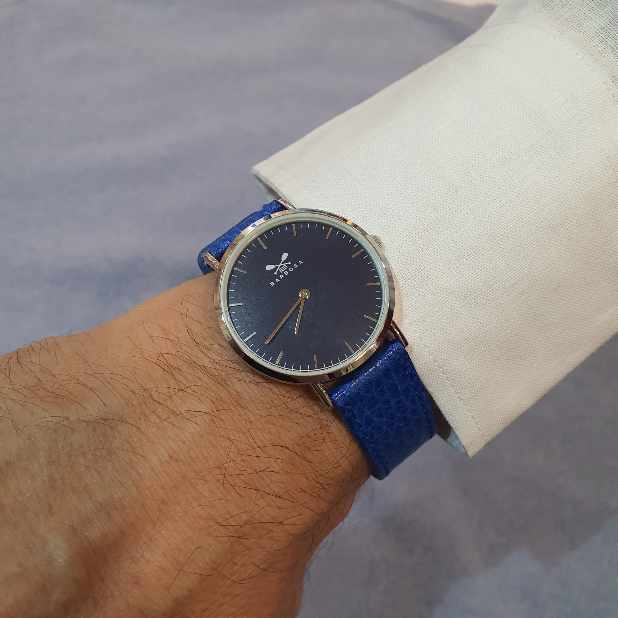 orologio da polso unisex Barbosa con cassa in acciaio e cinturino in ecopelle, unisex Barbosa wrist-watch in stailess steel with pleather wristband