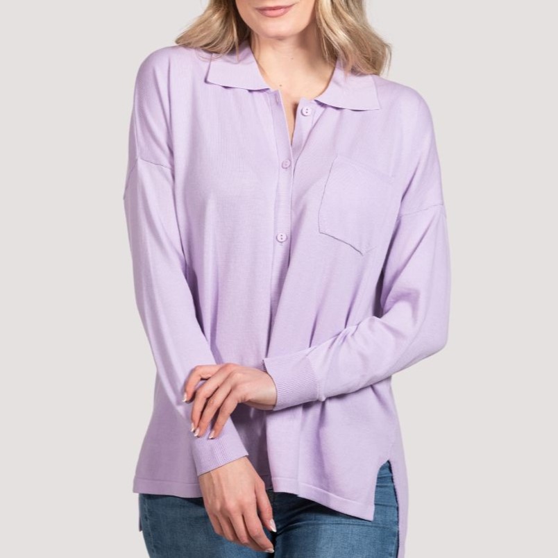 camicia oversize donna in puro cotone con bottoni e spacchi laterali, women mai shirt in pure cotton with buttons and side splits