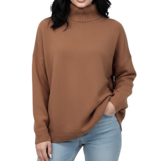 Dolcevita donna 100% cashmere con collo a coste, women 100% cashmere ribstitch turtleneck 