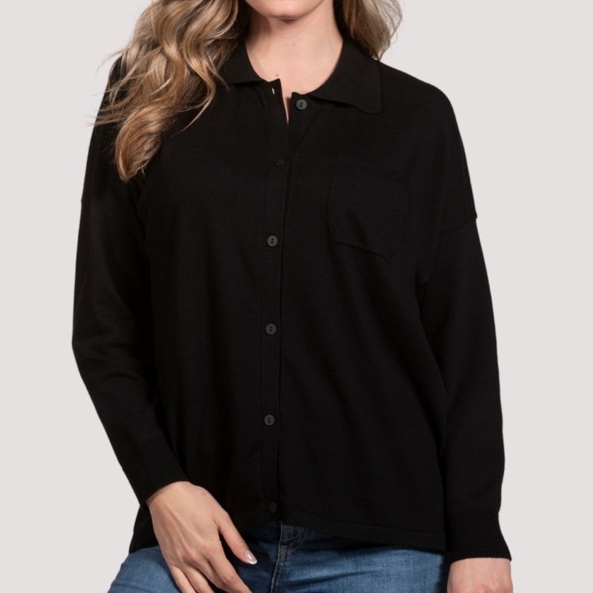 camicia oversize donna in puro cotone con bottoni e spacchi laterali, women mai shirt in pure cotton with buttons and side splits