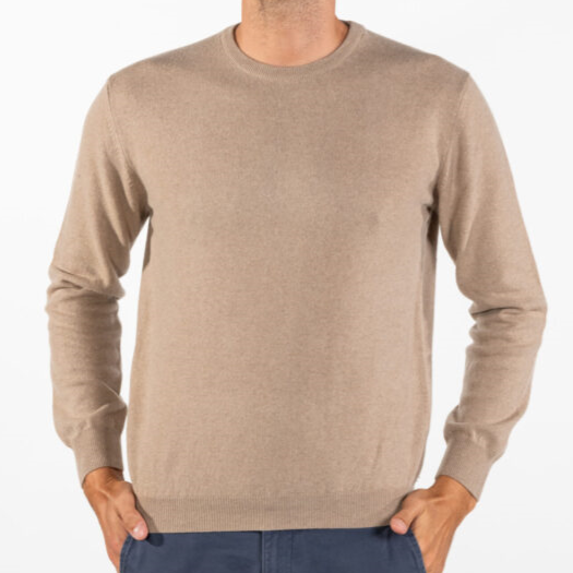Girocollo uomo 100% pura lana merinos extrafine, men 100% merinos wool extrafine roundneck pullover