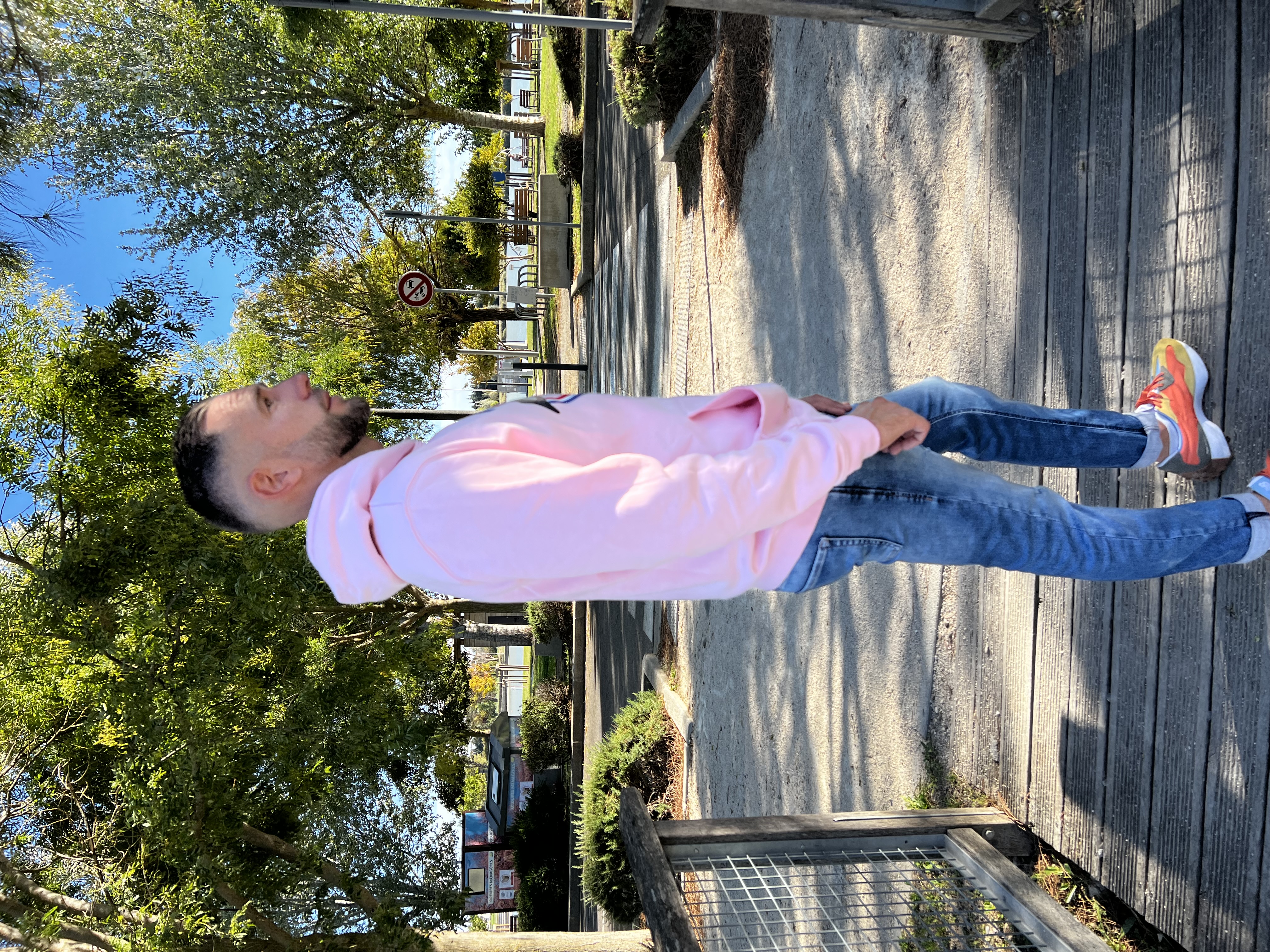 Sweat à capuche coton bio - Maxi Logo