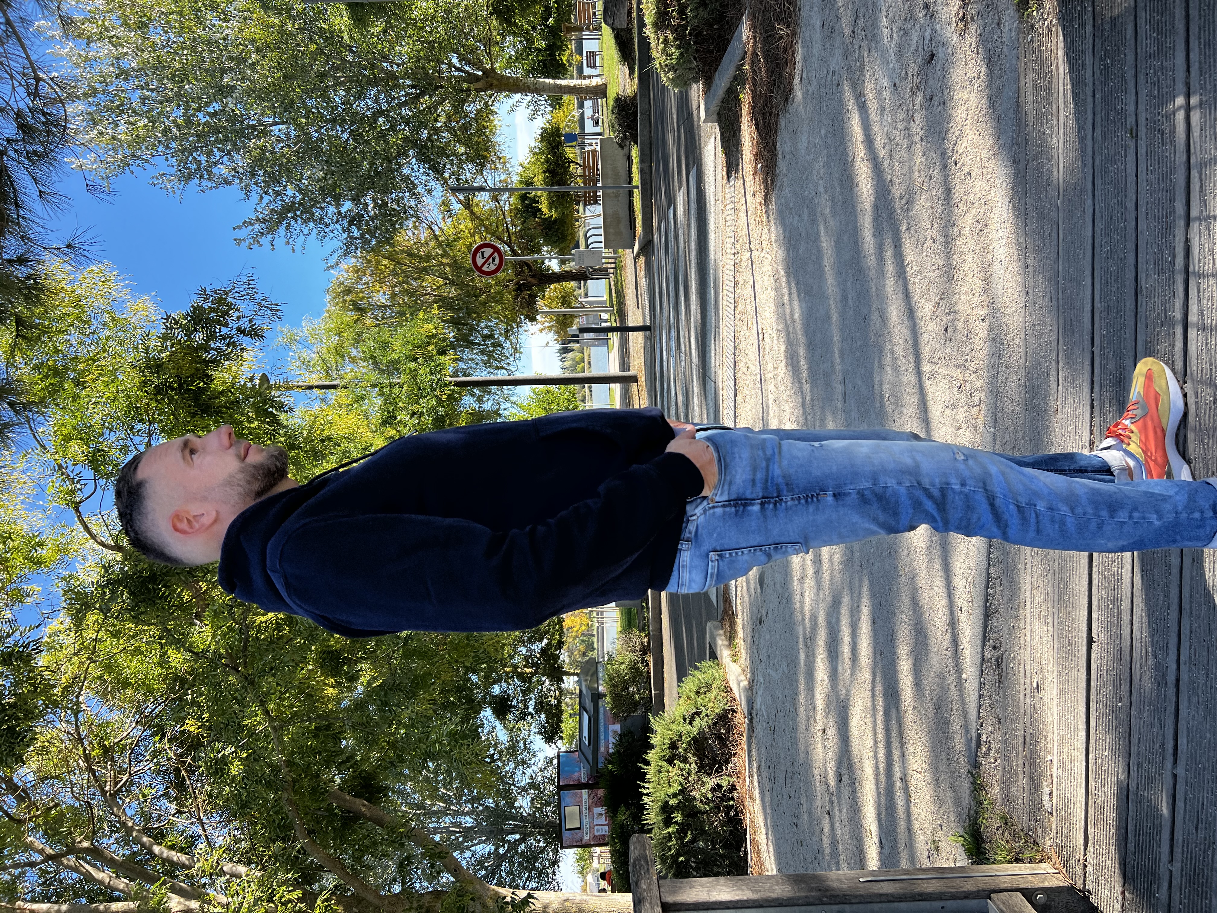 Sweat à capuche coton bio - Maxi Logo