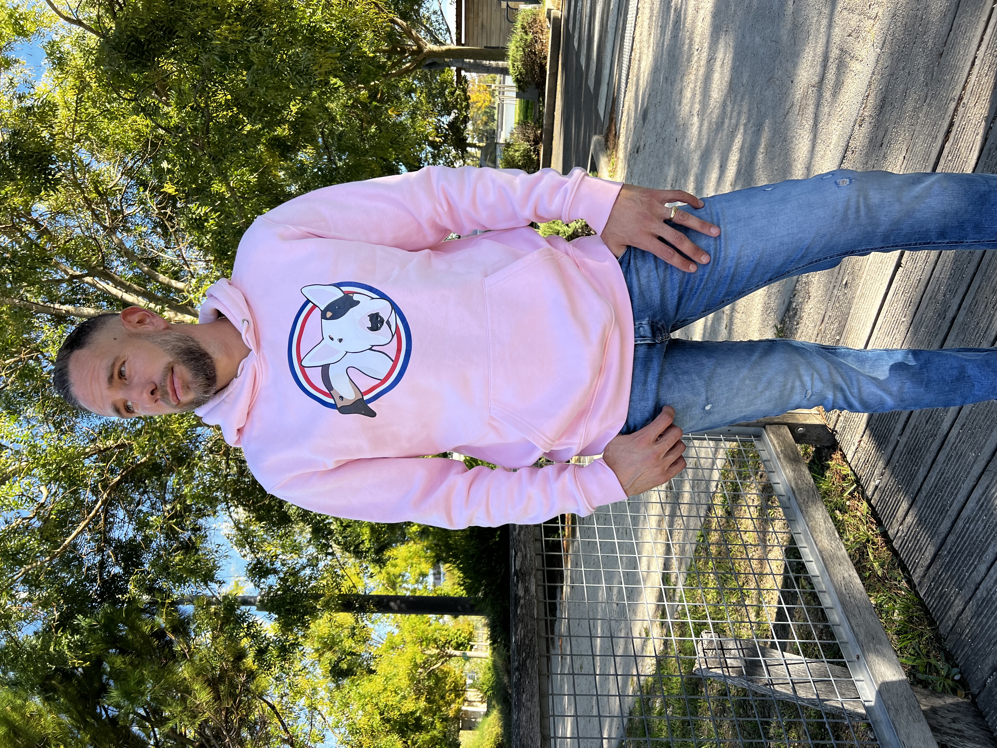 Sweat à capuche coton bio - Maxi Logo