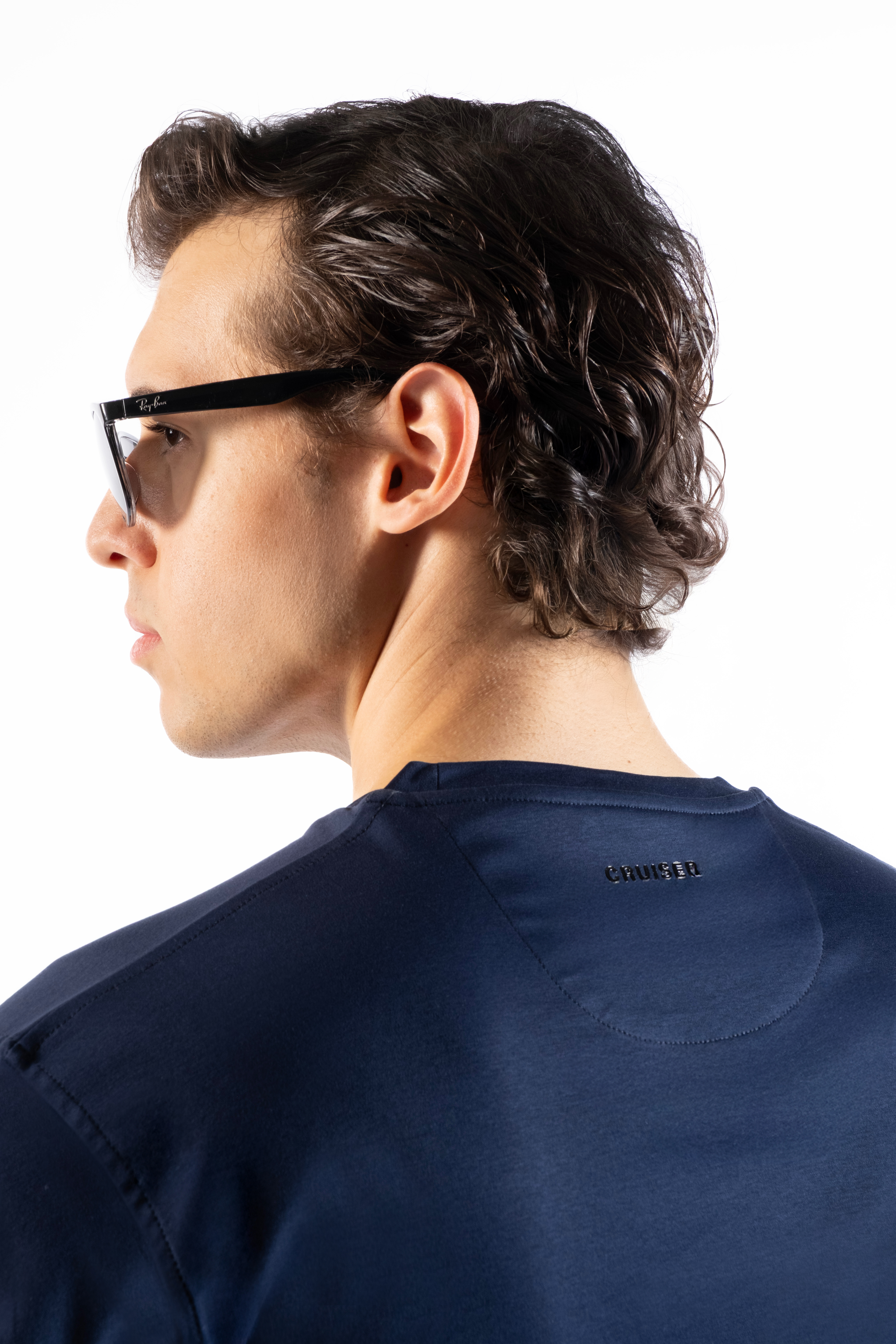 Uzun Kol Lacivert T-shirt