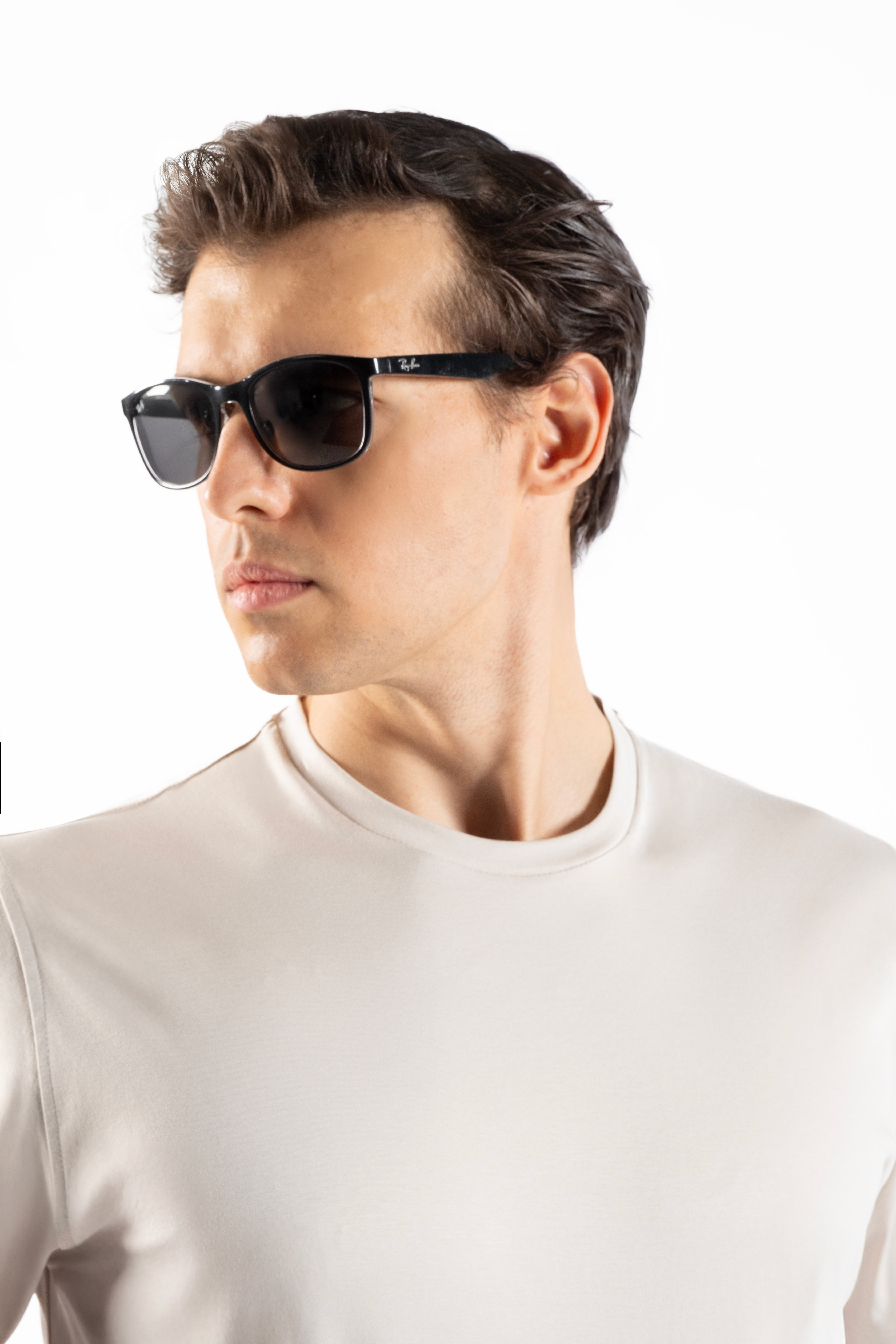 Kısa Kol Açık Bej T-shirt