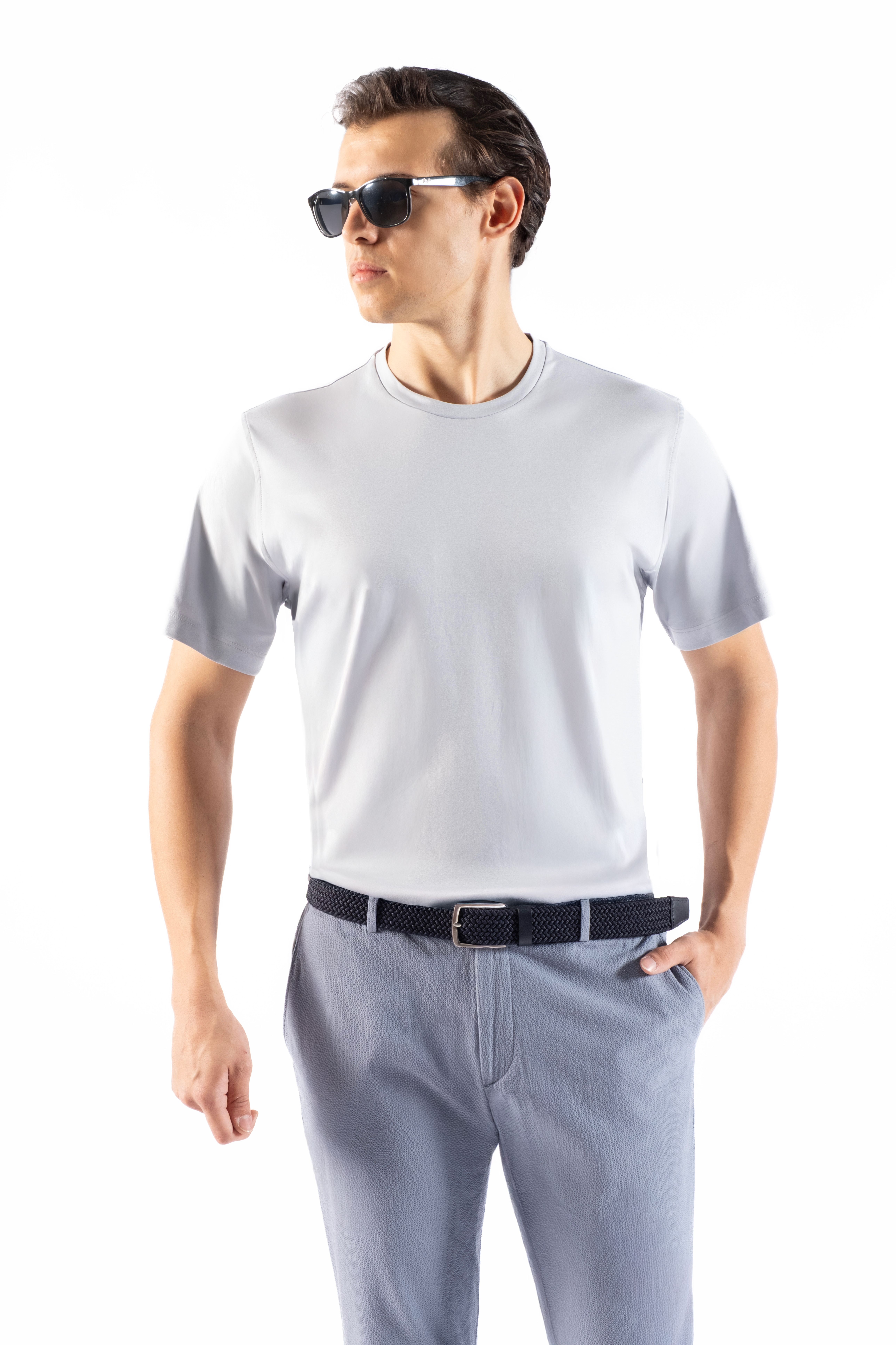 Kısa Kol Gri T-shirt