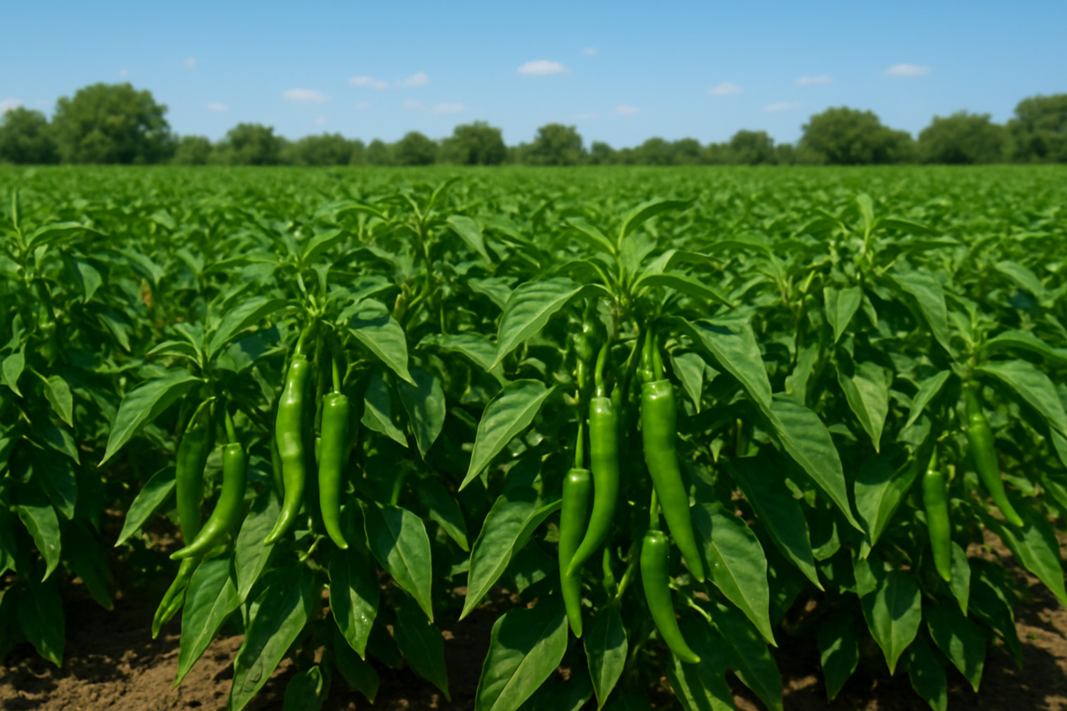 Fresh Green Peppers (Mirchi/Chili) – Spicy and Aromatic