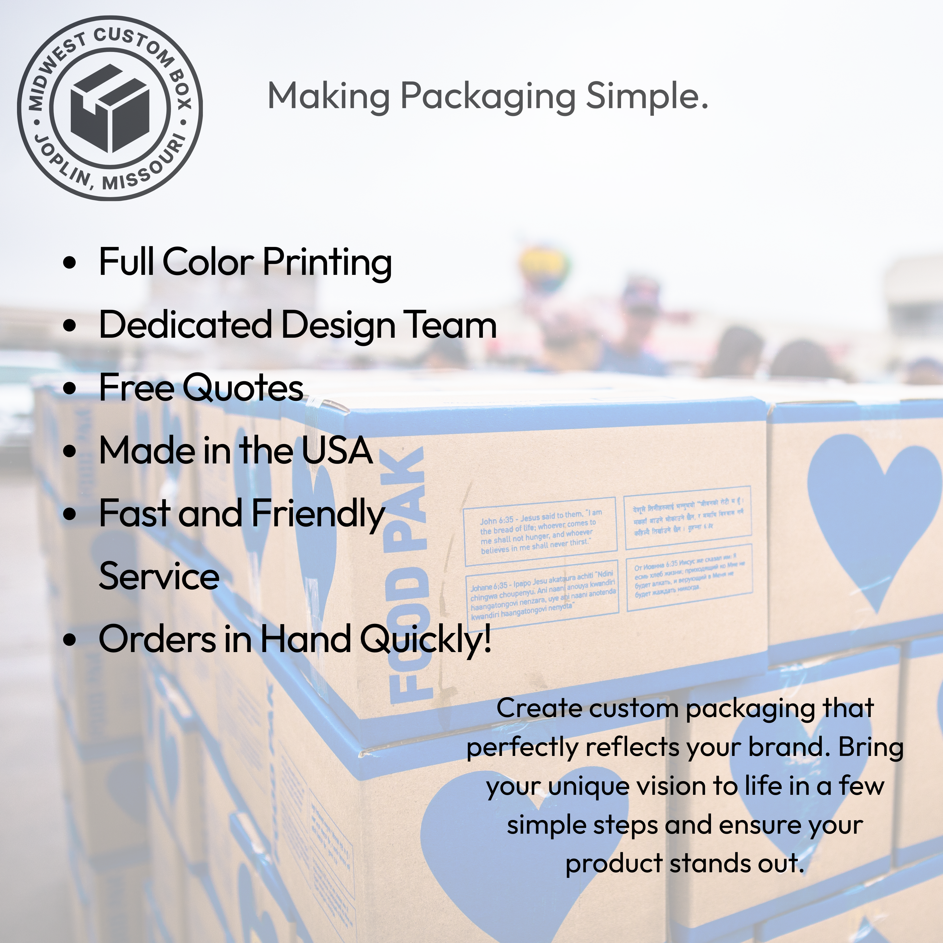Small Standard Shipping Box (3 Sizes) 