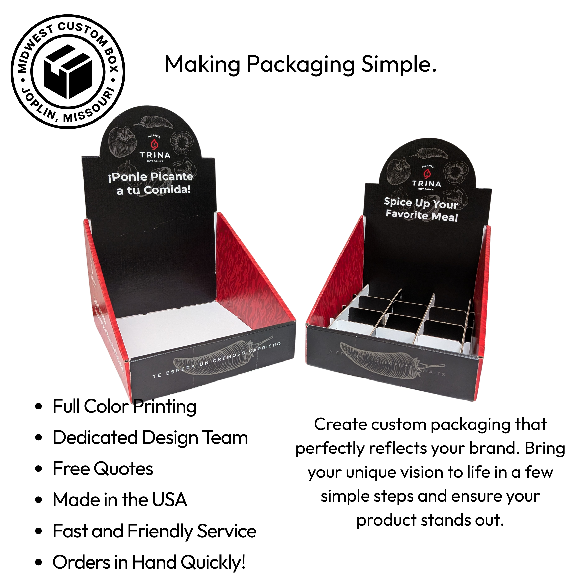 Medium Table Display (12"x8"x4")