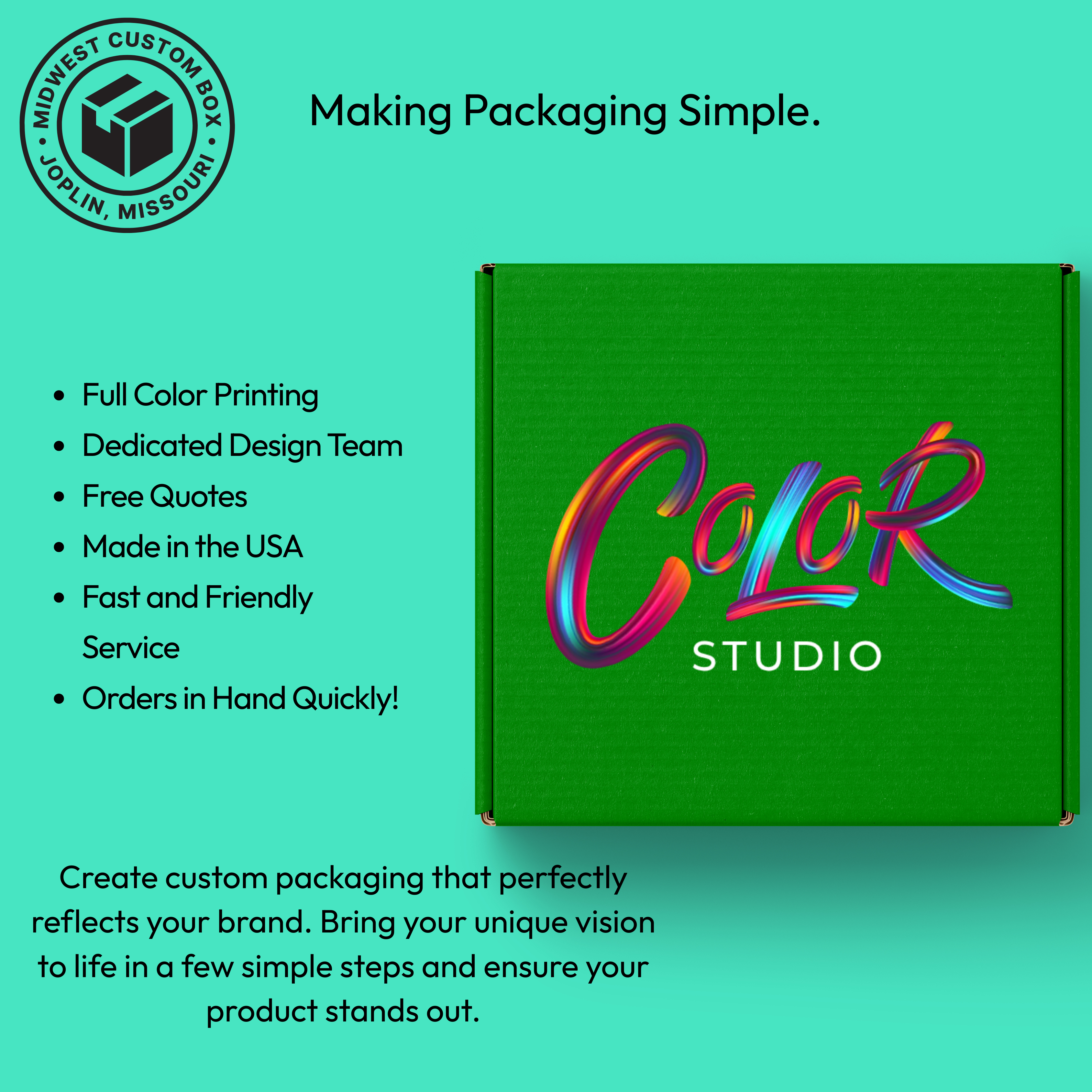 Small Mailer Box (3 Standard Sizes)