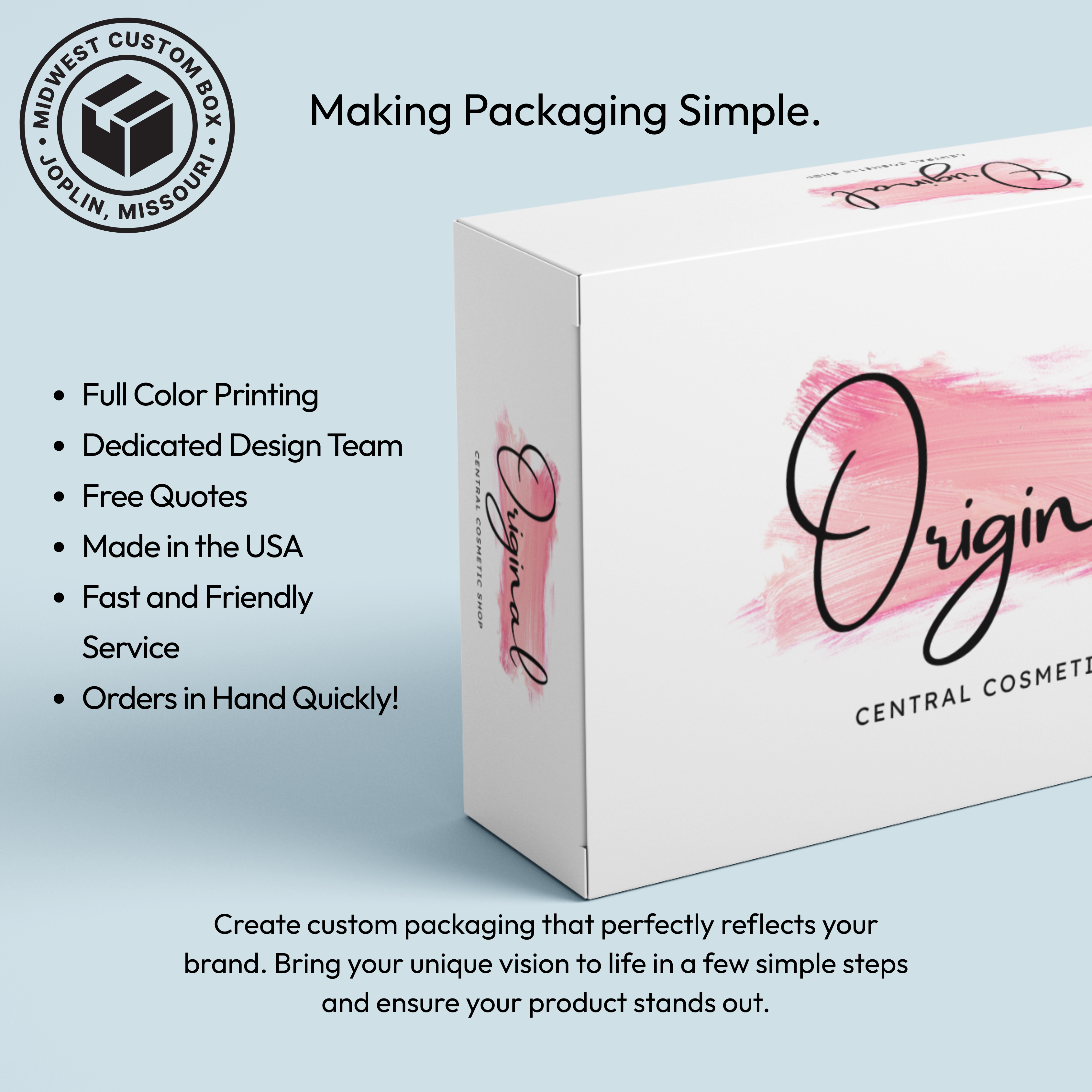 Medium Mailer Box (3 Standard Sizes)