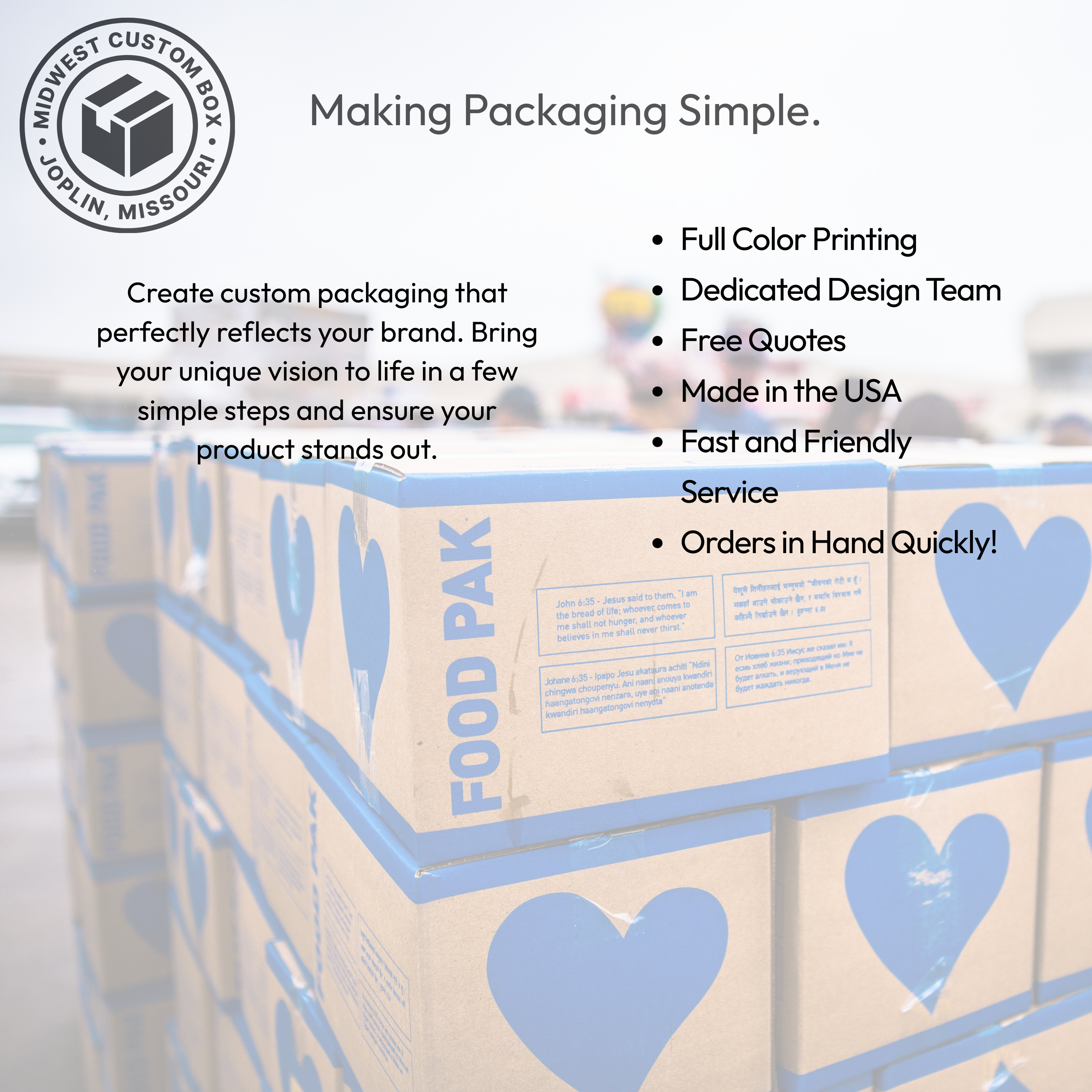 Large Standard Shipping Box (2 Sizes) 