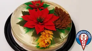 Gelatina artística de flor