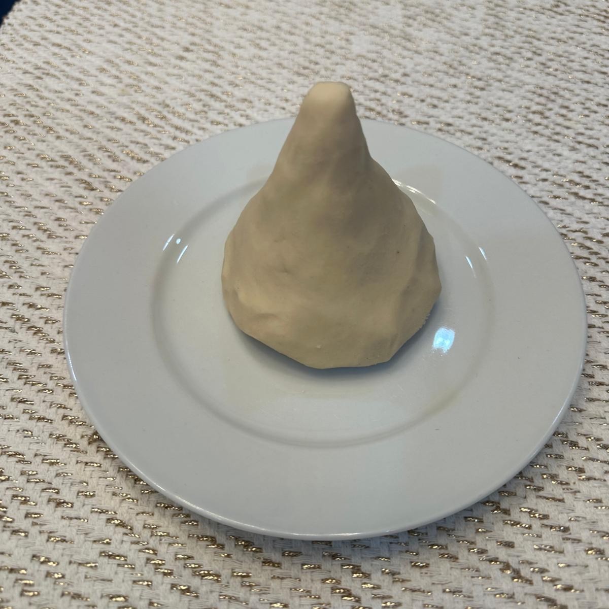 Montículo de masa casera