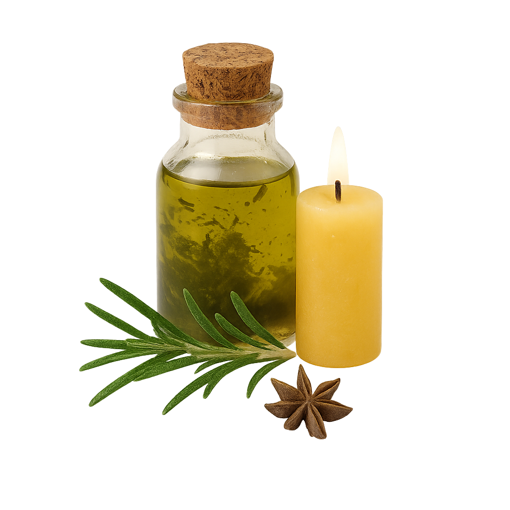 Aceite esencial herbal