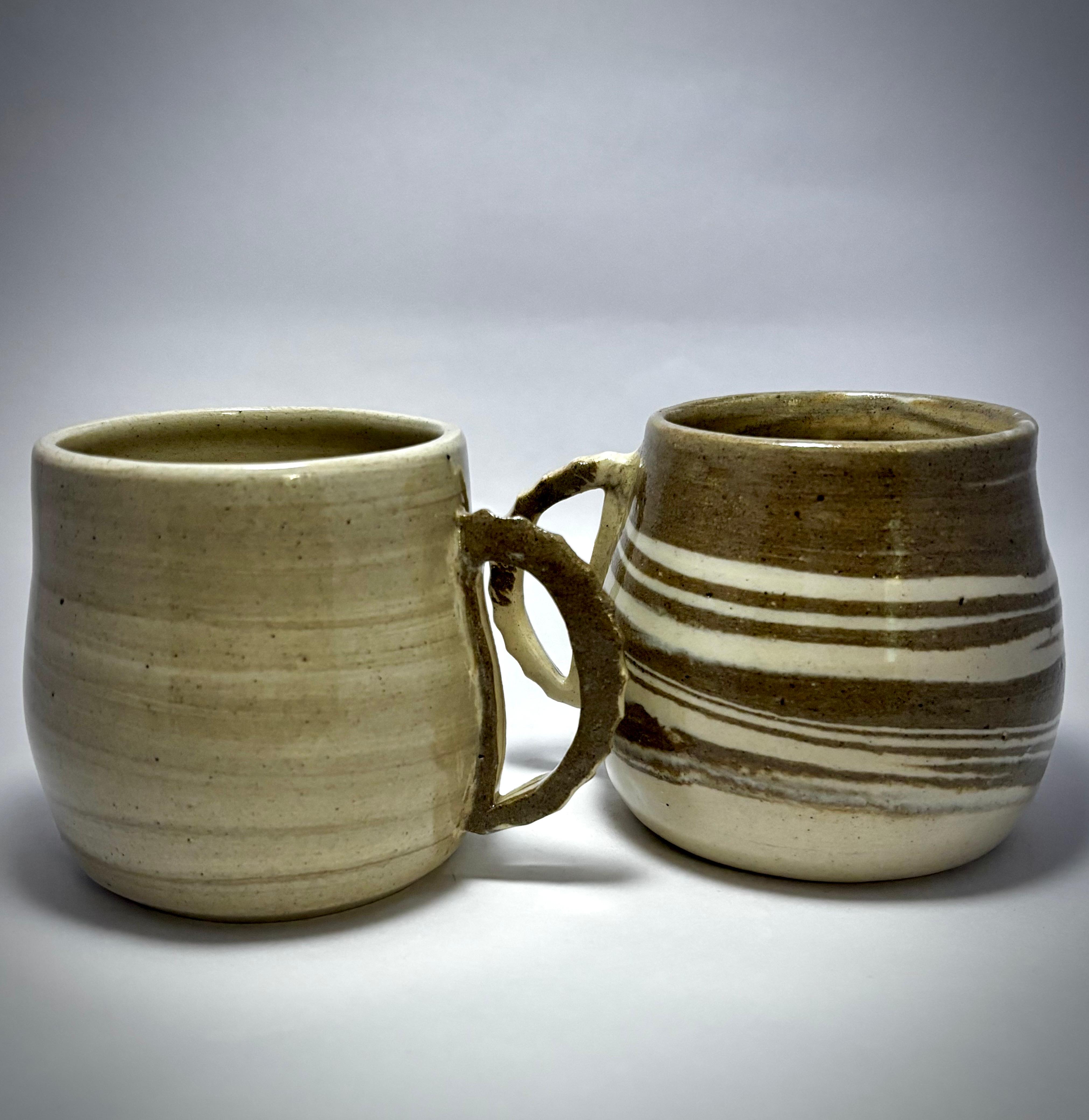 Marbled Caramel Cookie Mugs