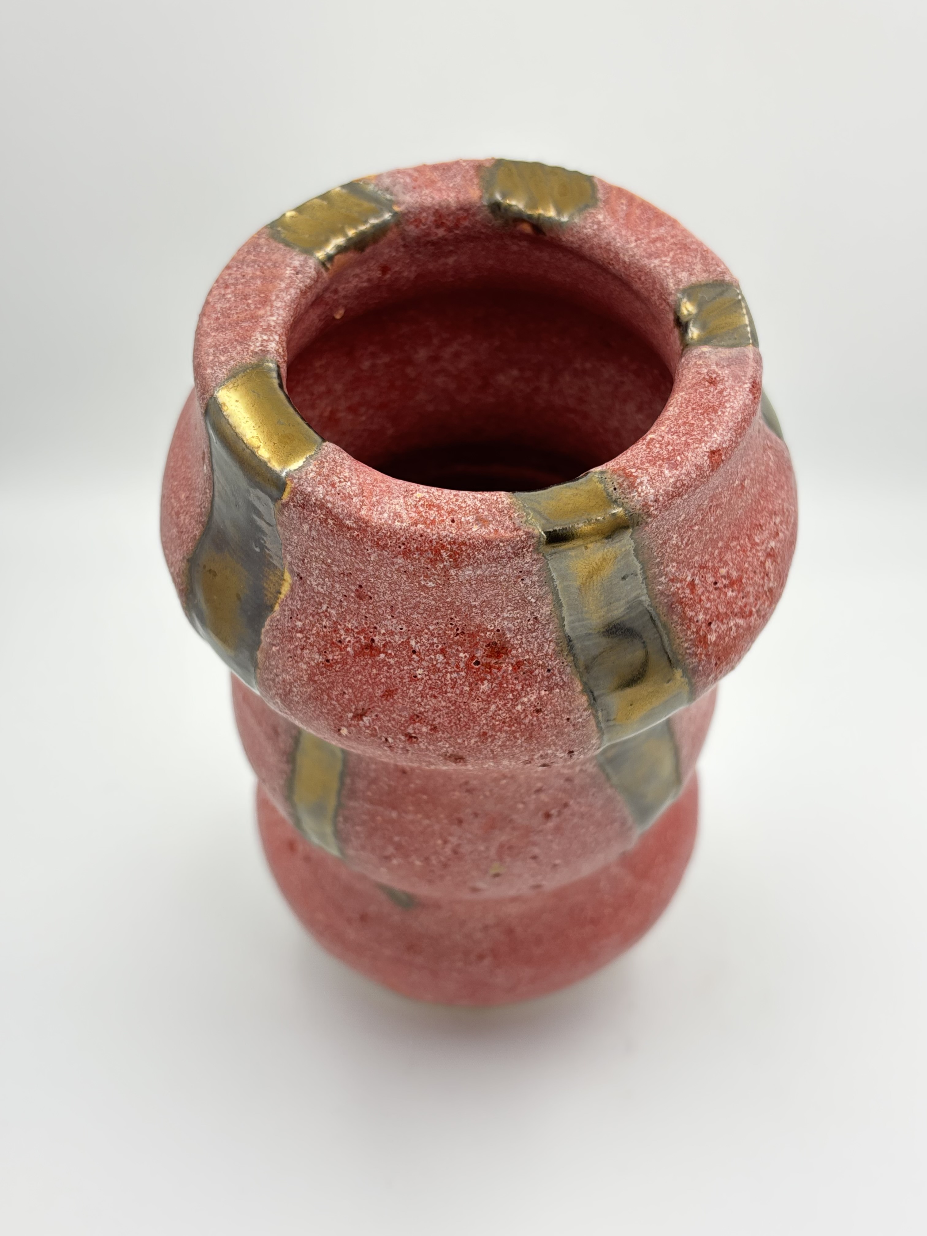Crimson Flow Vase