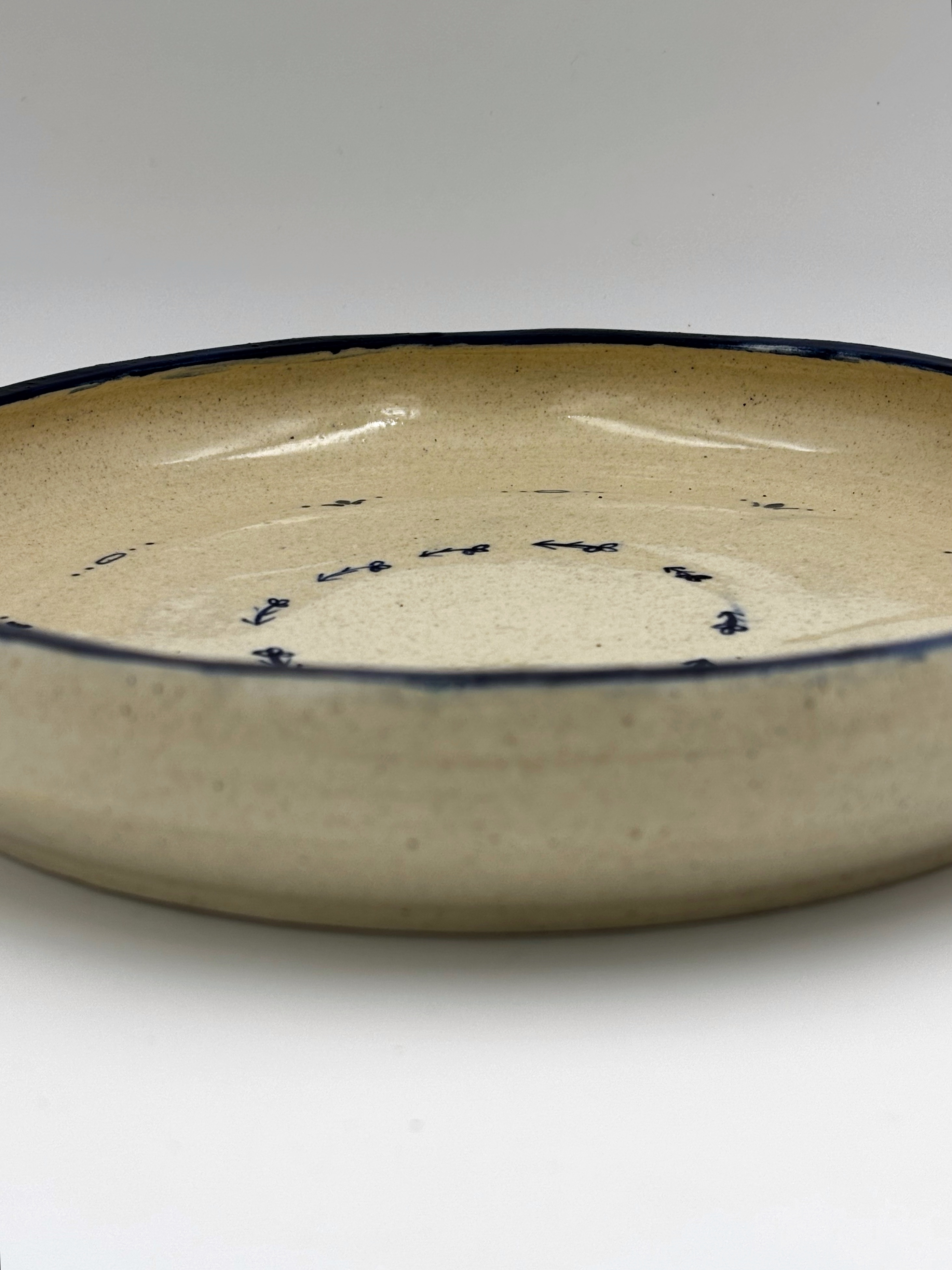 Indigo Motif Platter