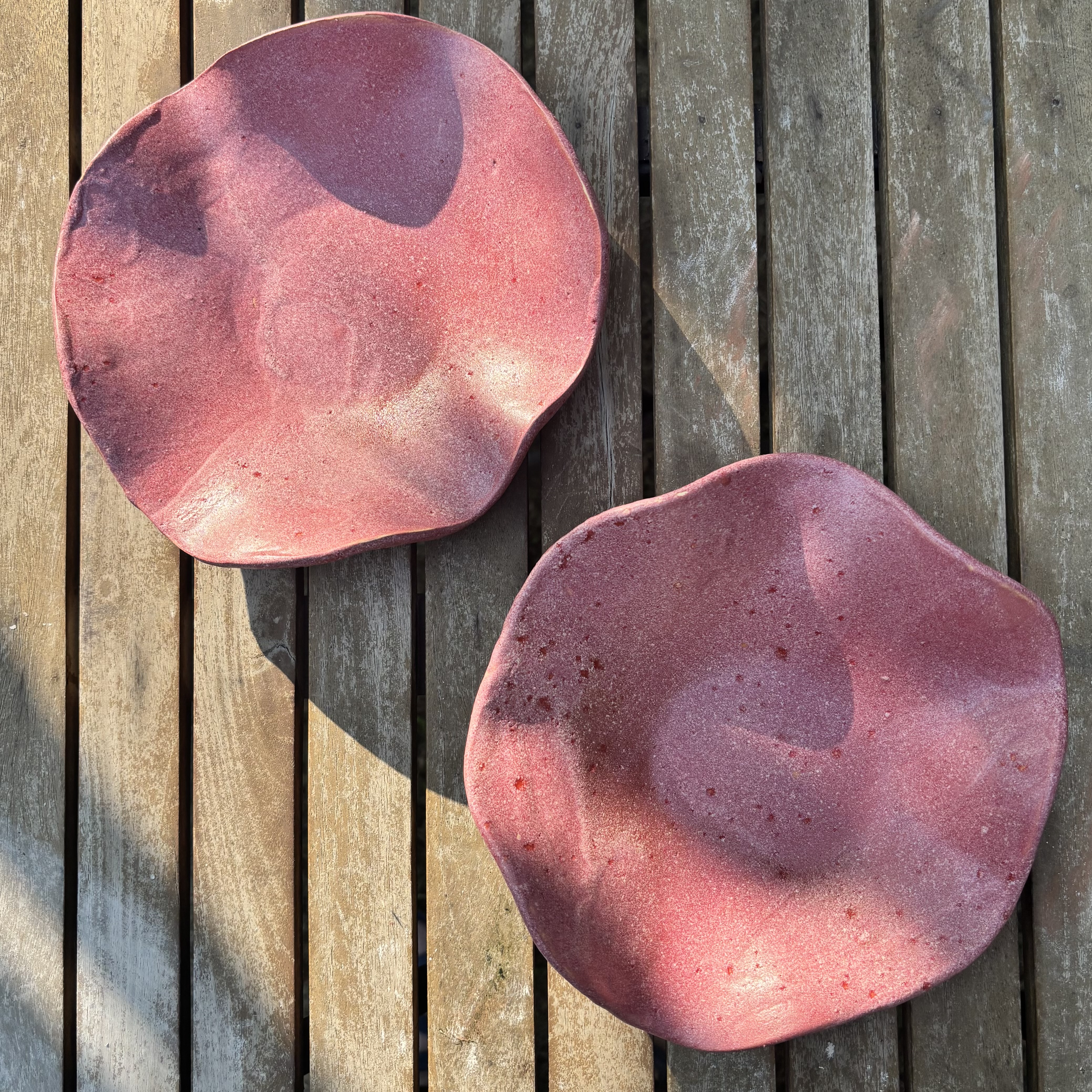 Rose Drift Platters