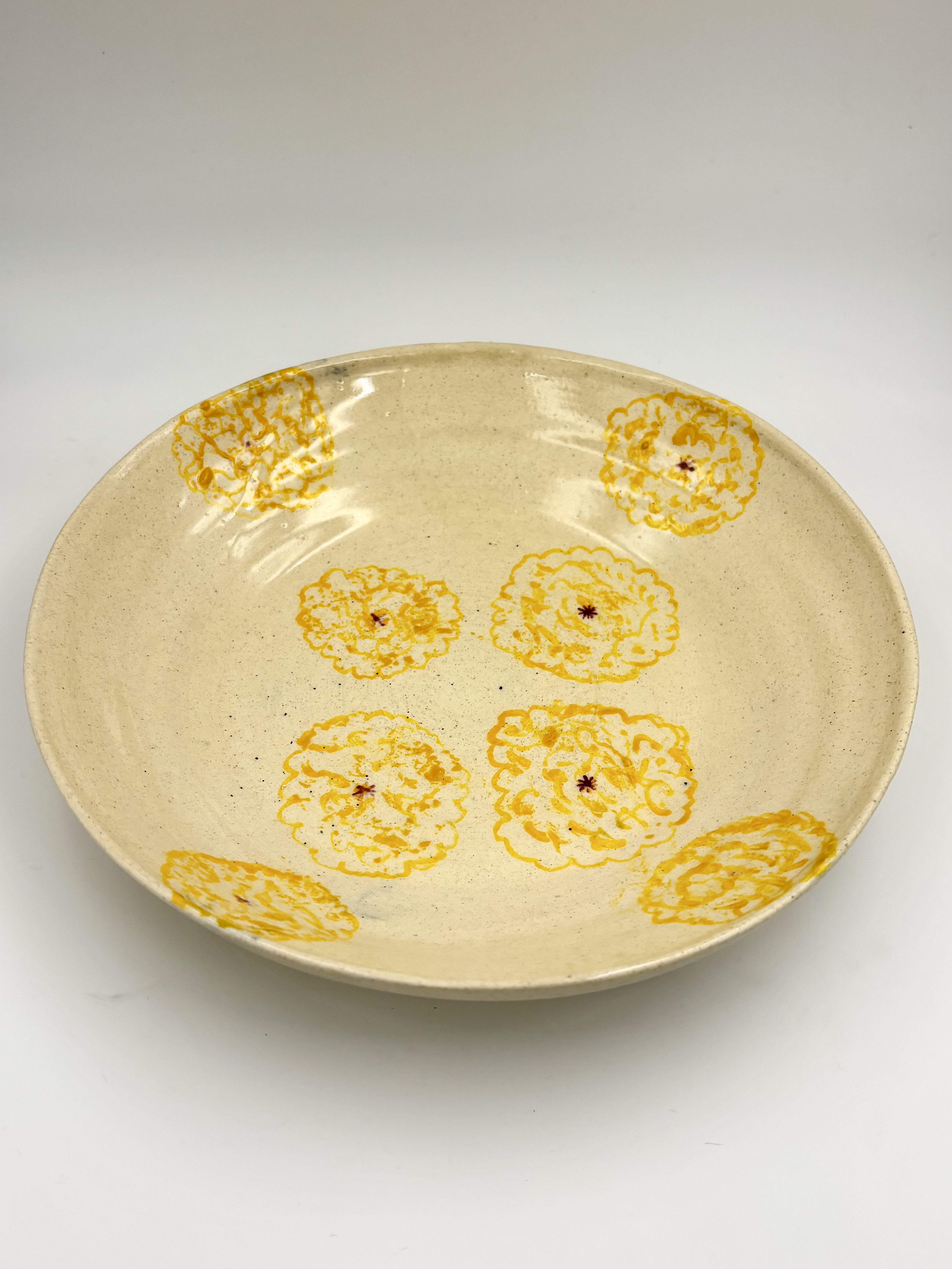 Marigold Bloom Platter