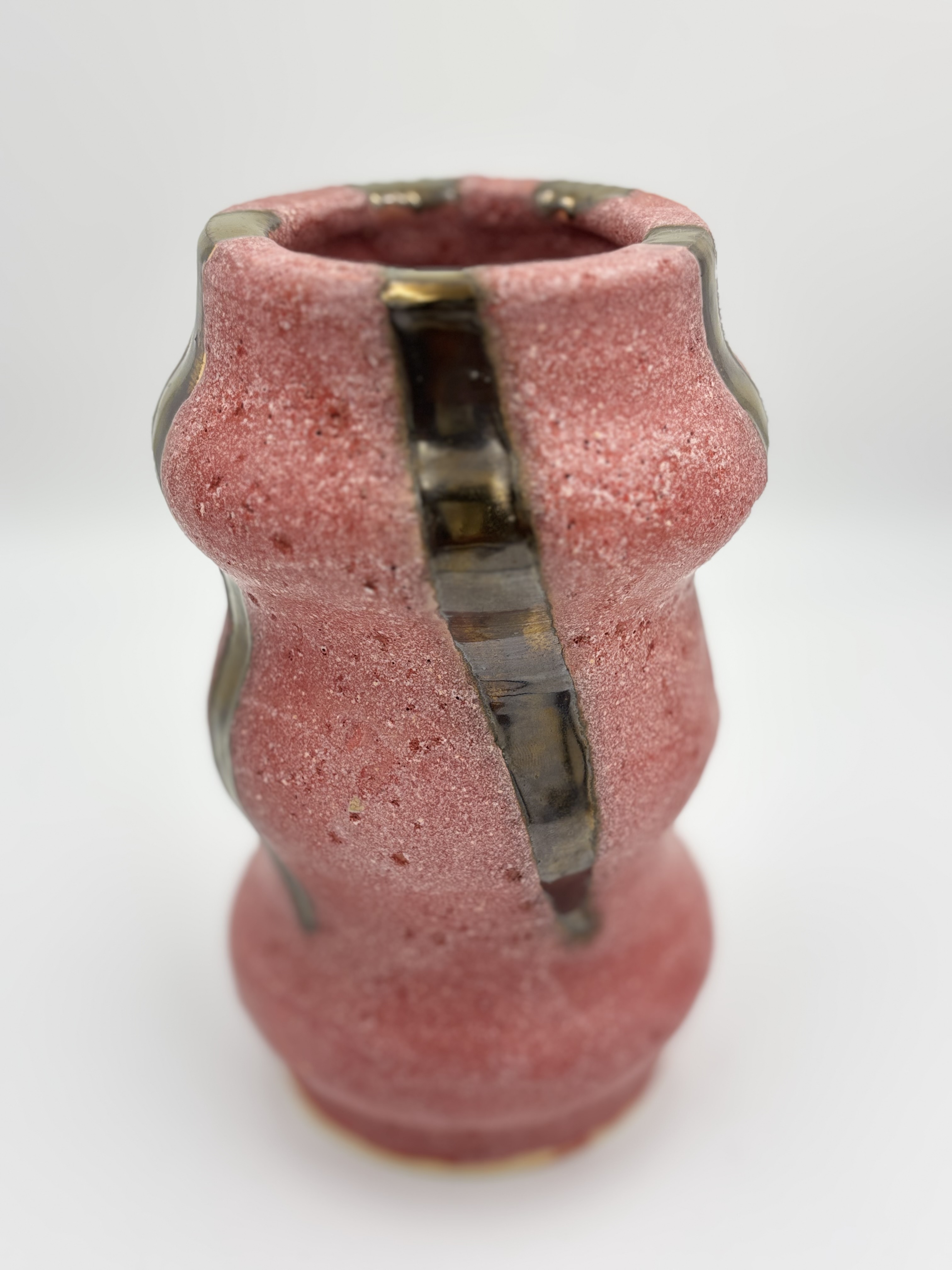 Crimson Flow Vase
