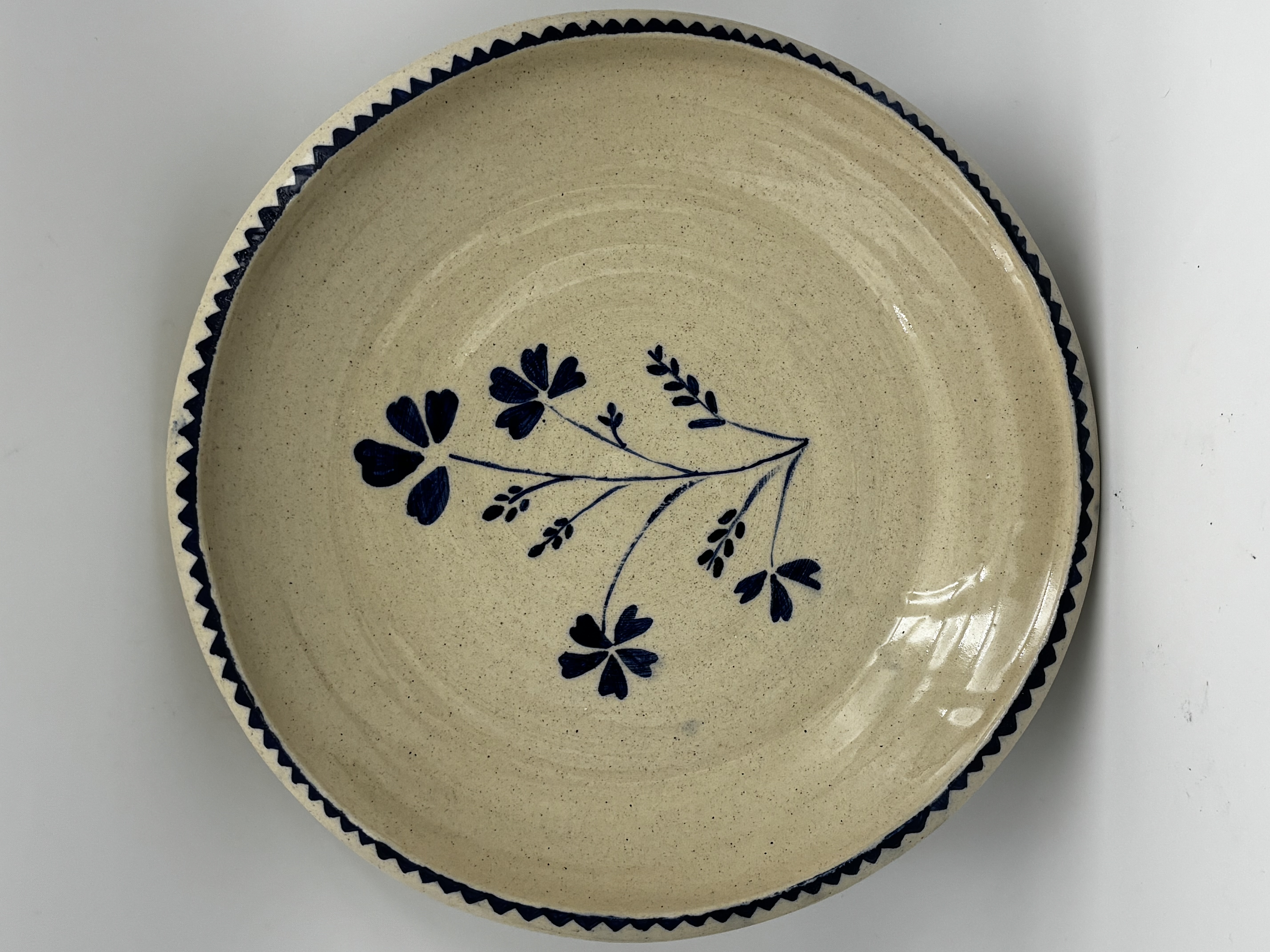 Indigo Bloom Platter
