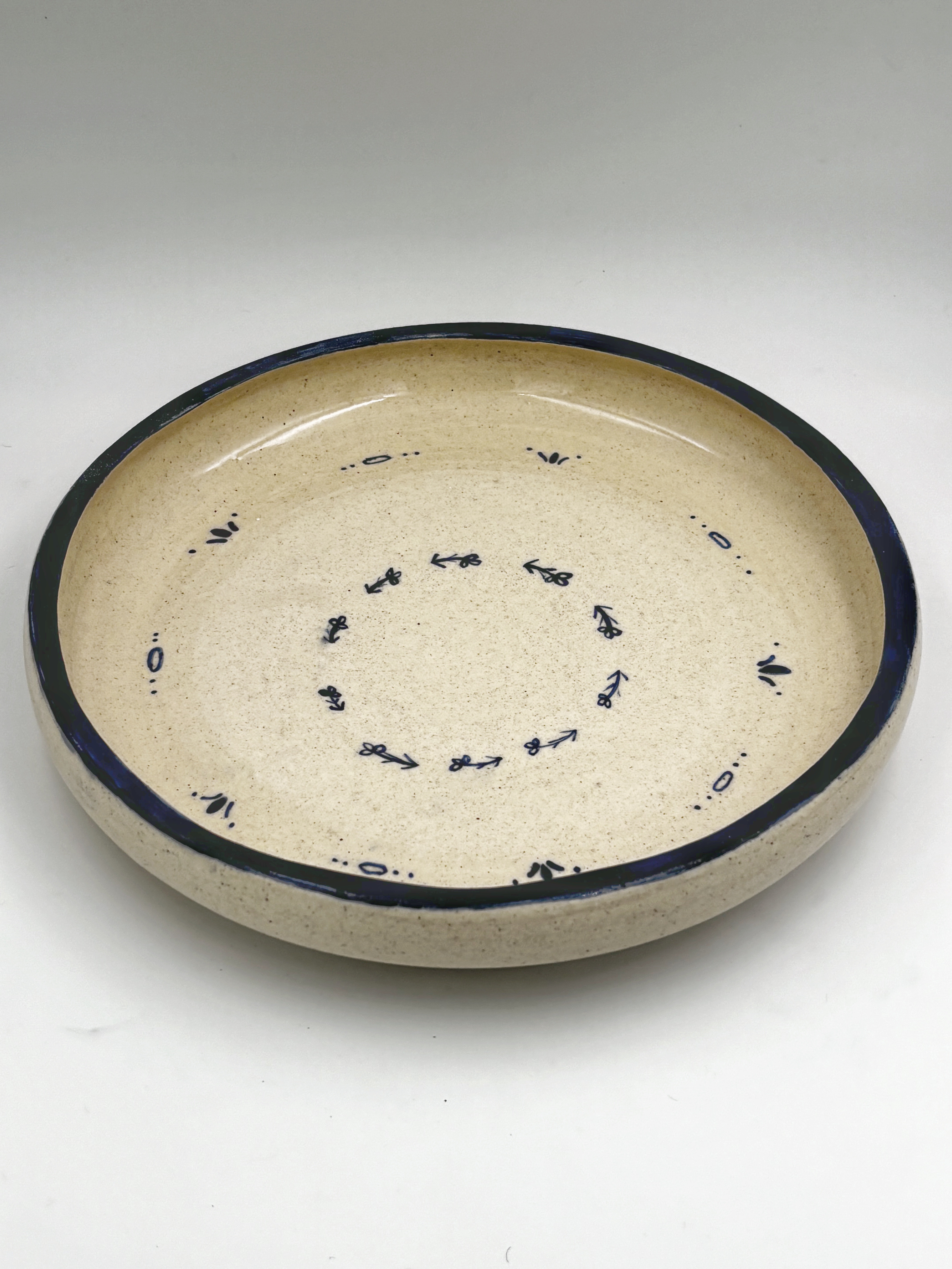 Indigo Motif Platter