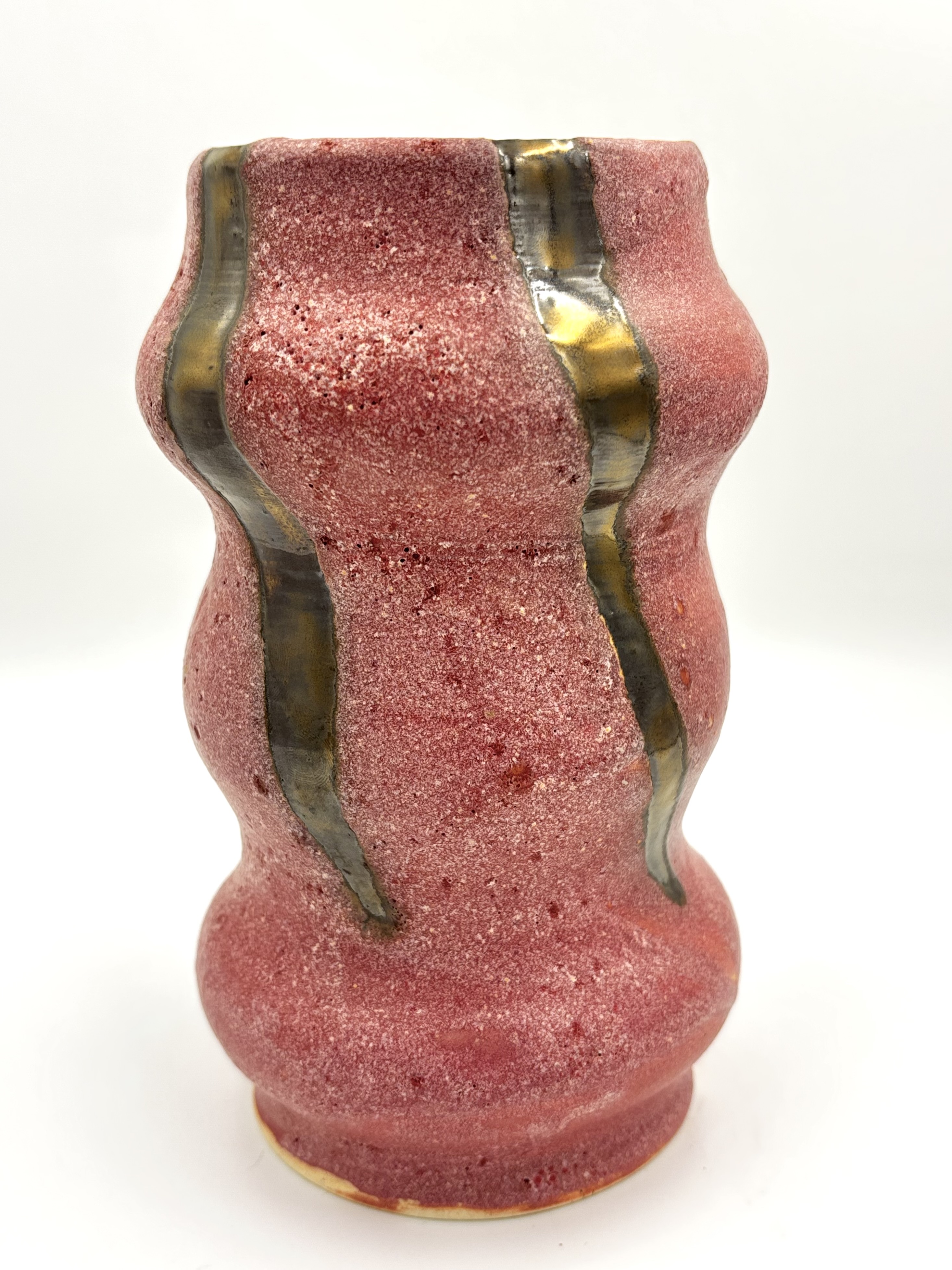 Crimson Flow Vase