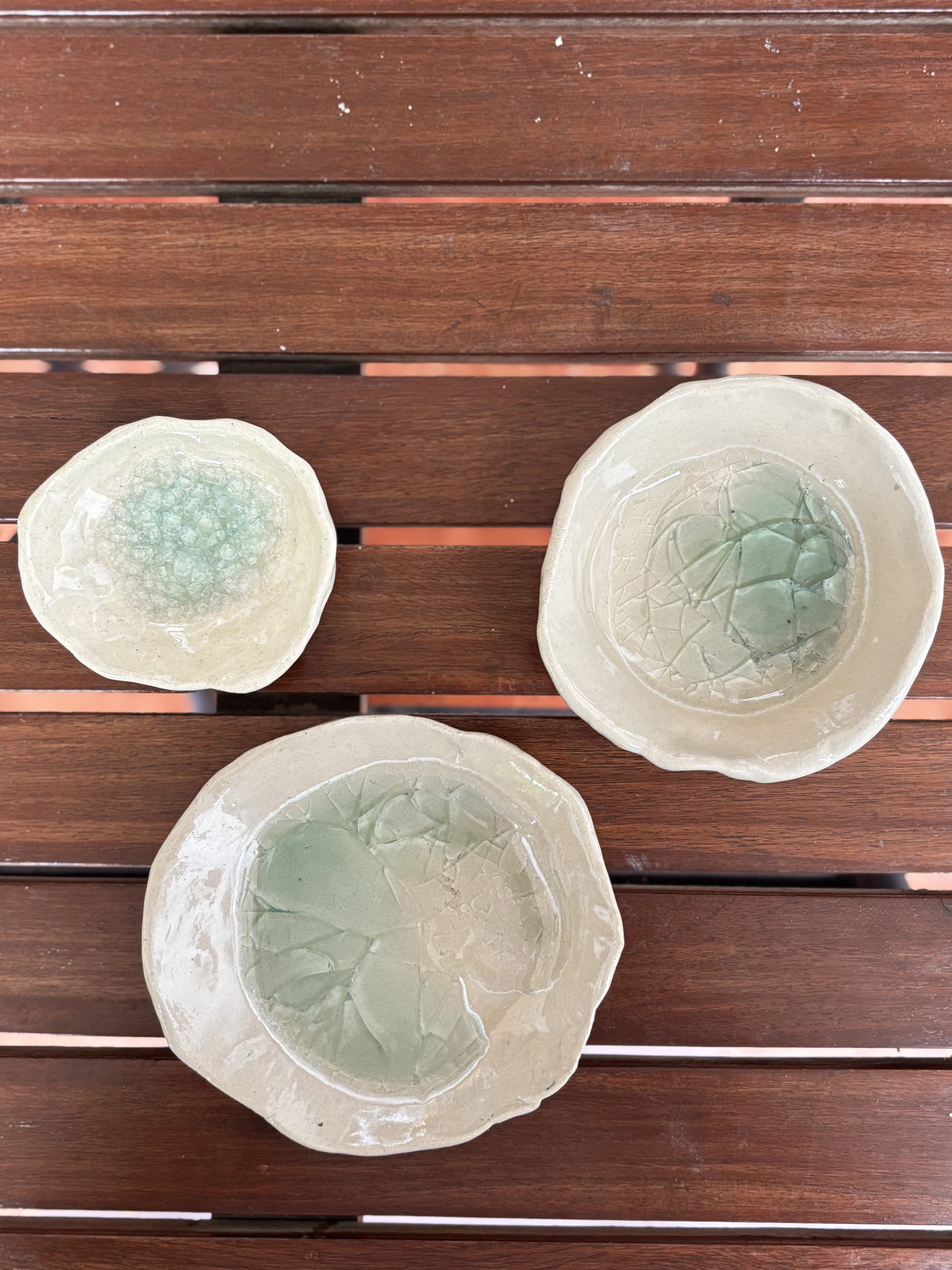 Frosted Lake Ring Dishes