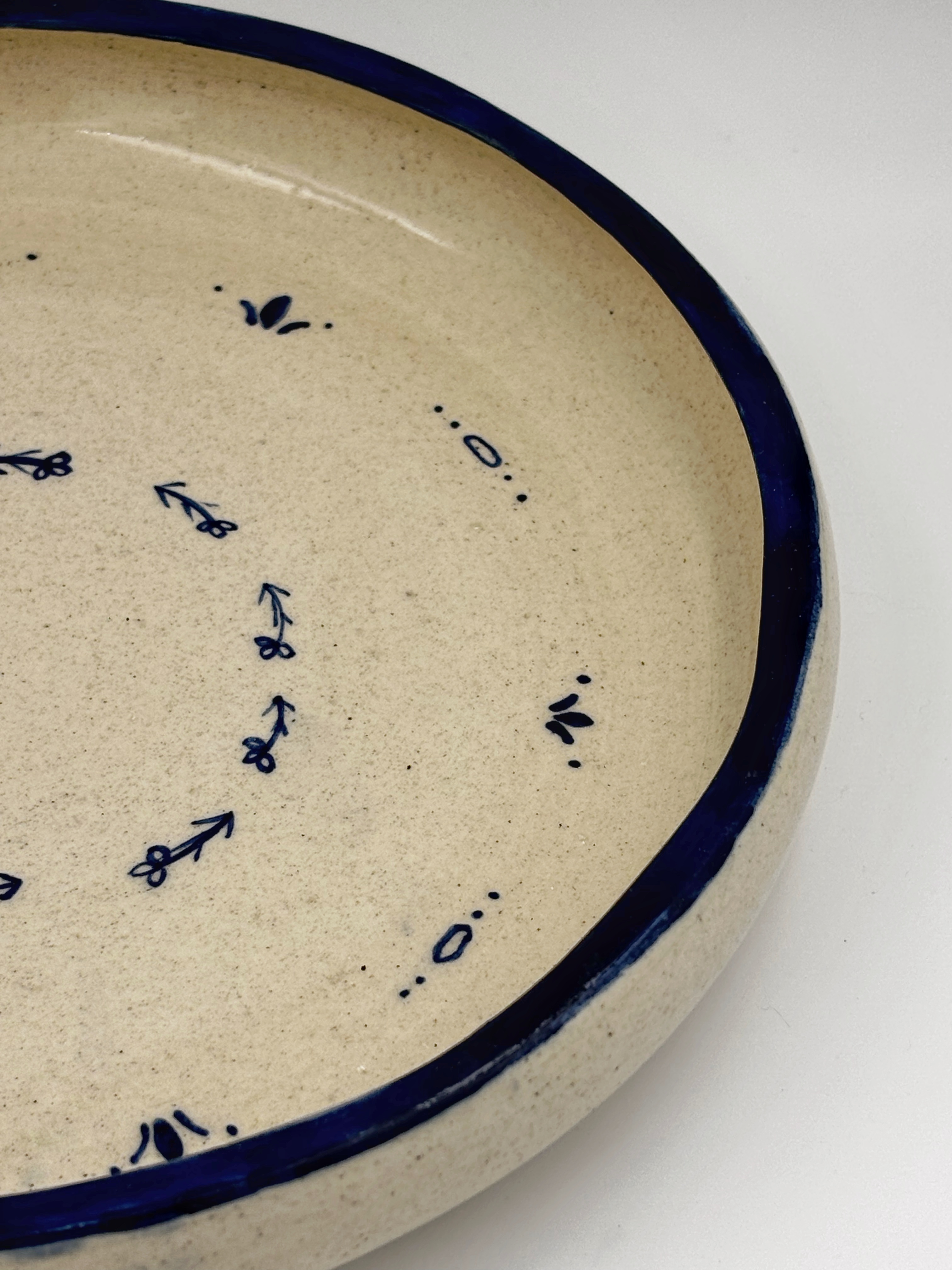 Indigo Motif Platter