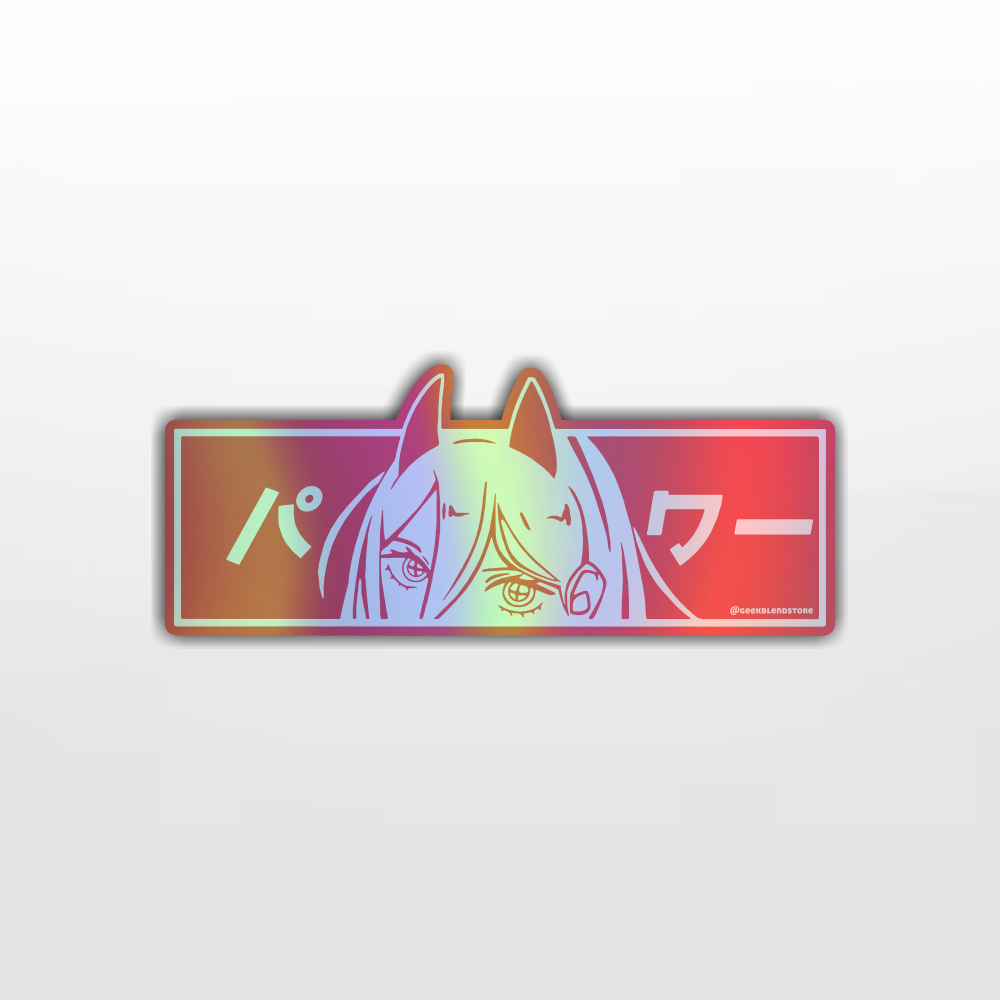 Adesivo Power - Chainsaw Man