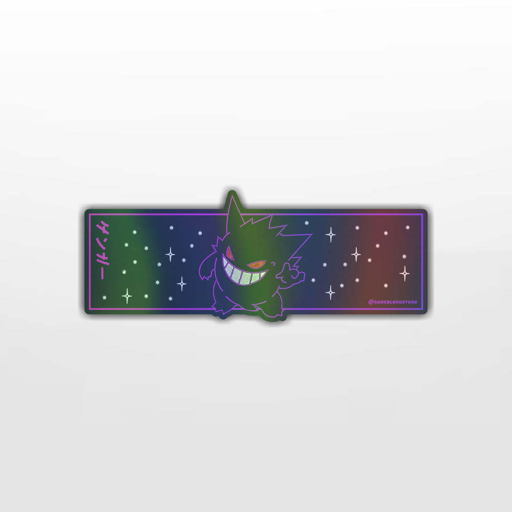 Adesivo Gengar - Pokemon