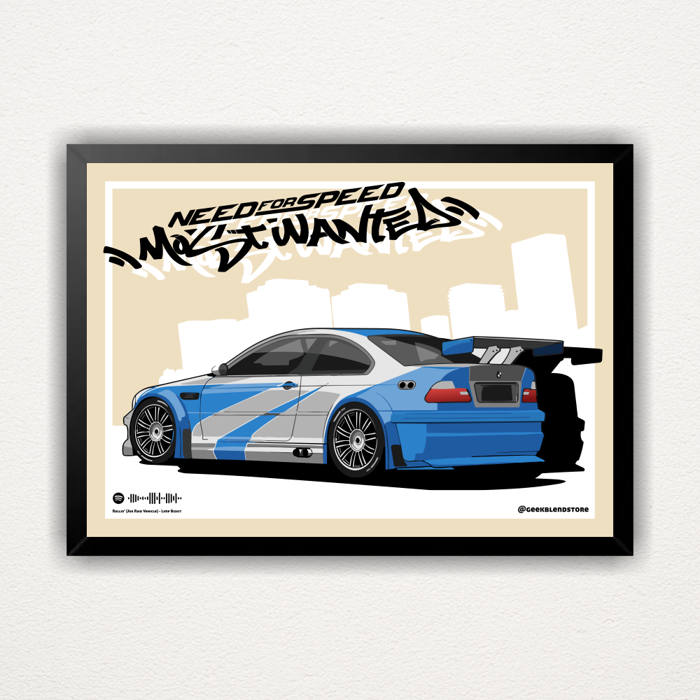 Quadro BMW M3 GTR - Need For Speed: Most Wanted
