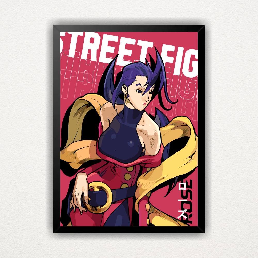 Quadro Rose - Street Fighter
