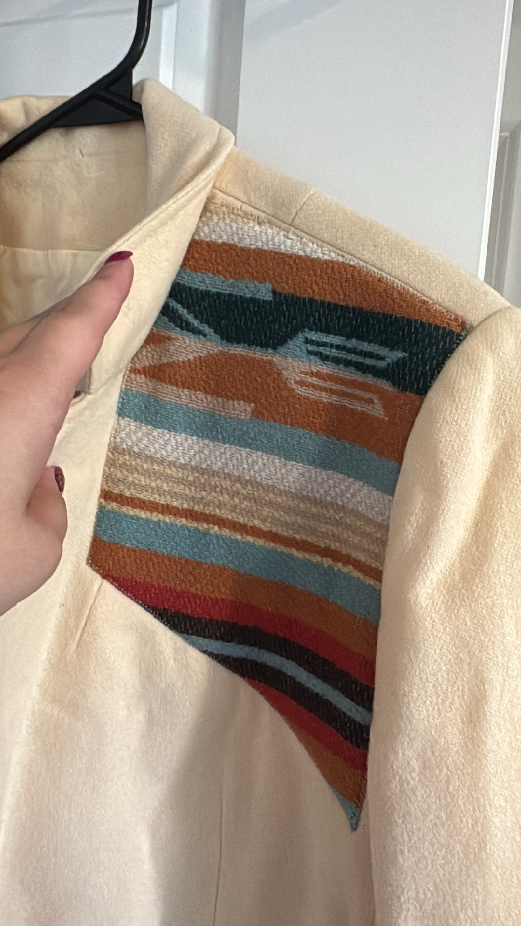 Wool Blazer with Pendleton Accents - Large