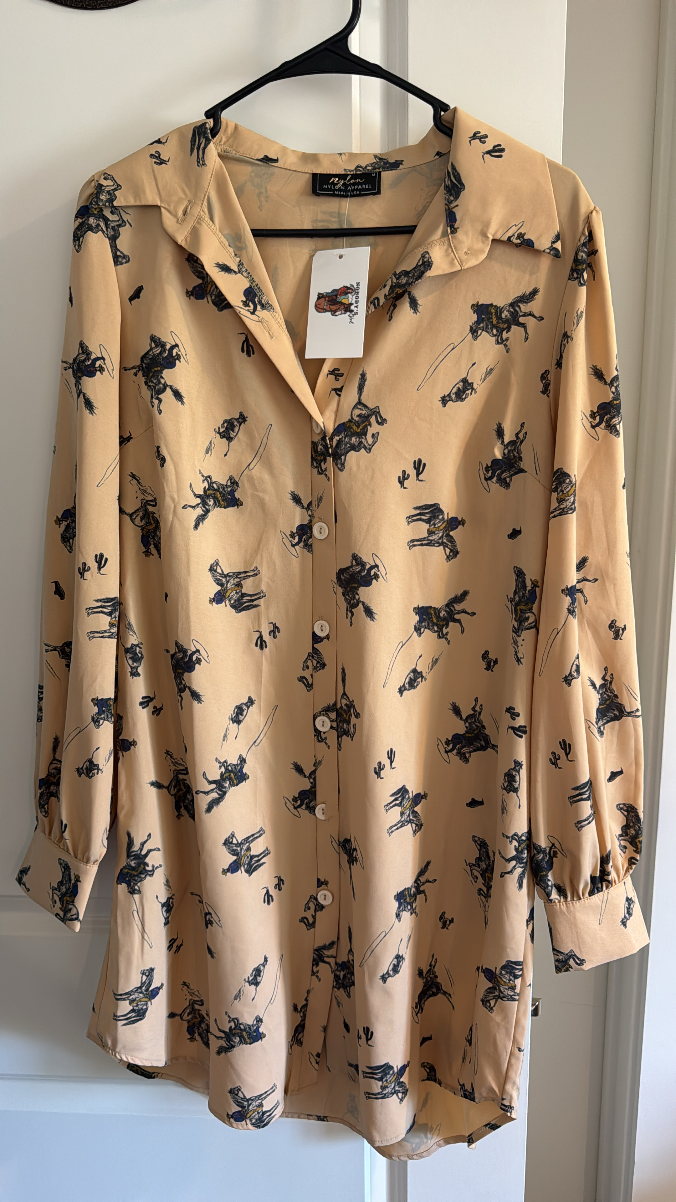 NWT Button Up Tunic Dress - Medium