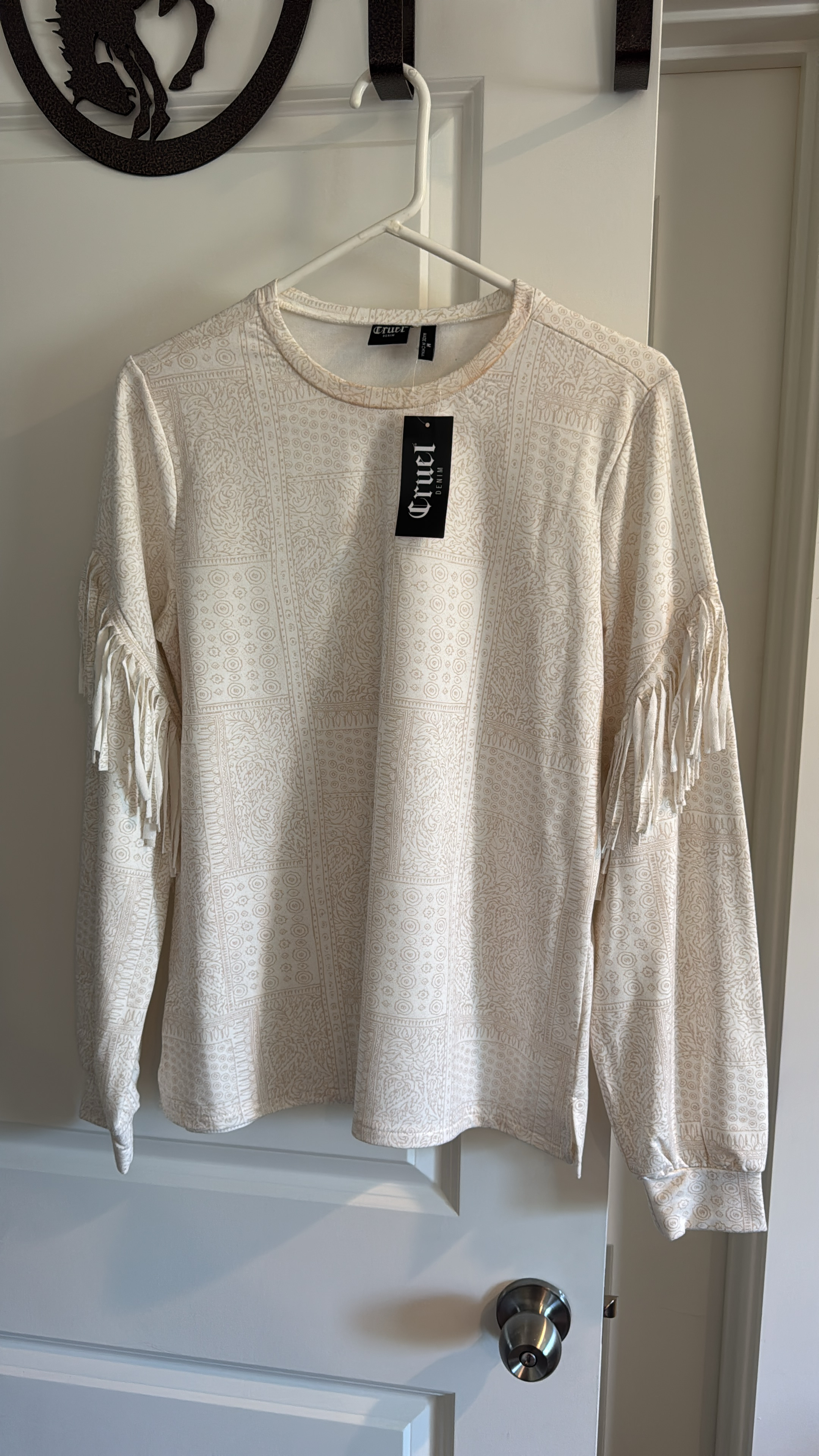 NWT Fringe Top (Minor Flaw) - Medium