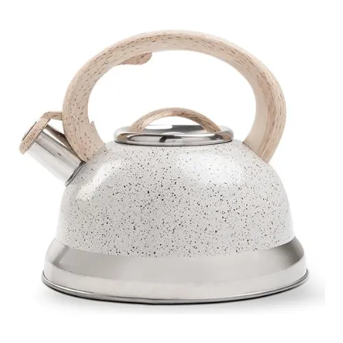 Chaleira Apito 2,7 L Brinox Roma Vanilla Branco