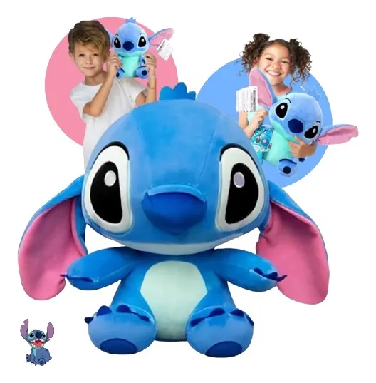Pelucia Lilo Stitch 30 Cm Antialergico Urso Filme Fofinho