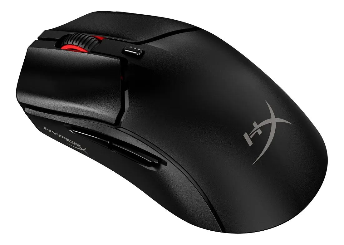 Mini mouse sem fio preto Hyperx Pulsefire Haste 2