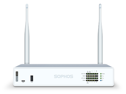 Sophos XGS 107W Next Generation Firewall w/ 8 GbE, 1 SFP Fiber, 1 RJ45, 1 Micro-USB port