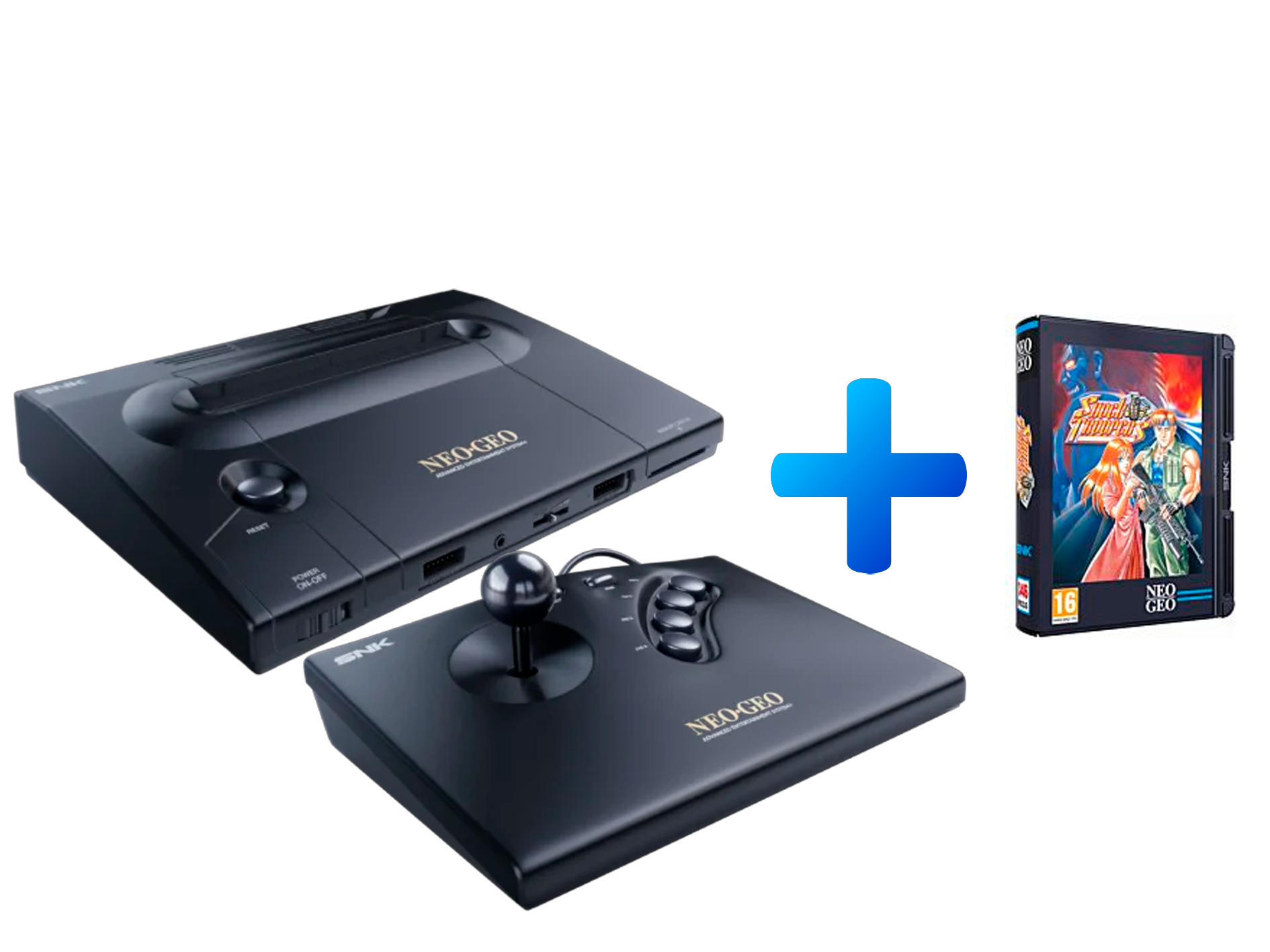 Consola Neo Geo AES+ con juego Shock Troopers [PREVENTA]