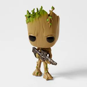 Funko POP Teen Groot with Gun - Infinity War Marvel