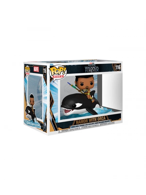 Funko POP  Namor with Orca Black Panther Wakanda Forever Marvel