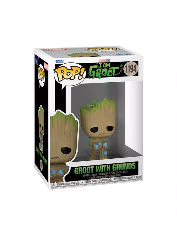 Funko POP Yo soy Groot - Groot with  Grunds Marvel