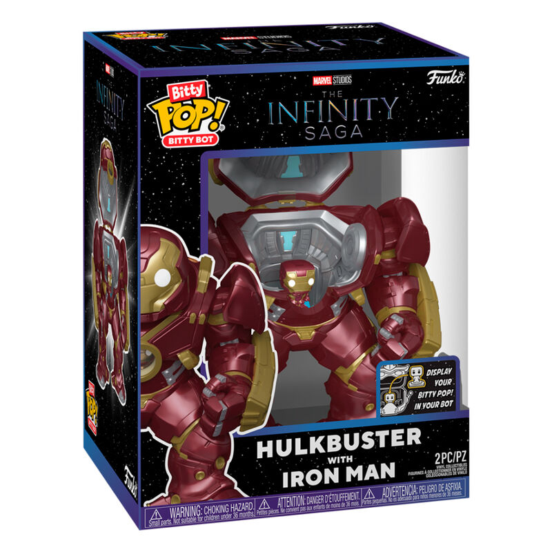 Funko Bitty POP! Bots Hulkbuster with iron man - Marvel
