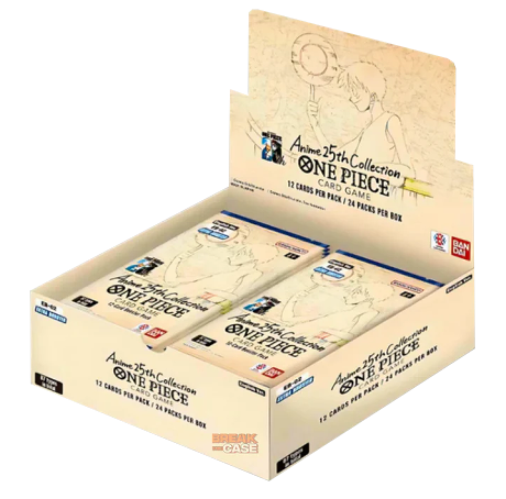 Caja de sobres coleccionables One Piece Anime 25th Collection