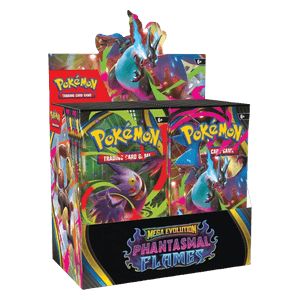 Caja de cartas Pokémon Mega Evolution Phantasmal Flames INGLES