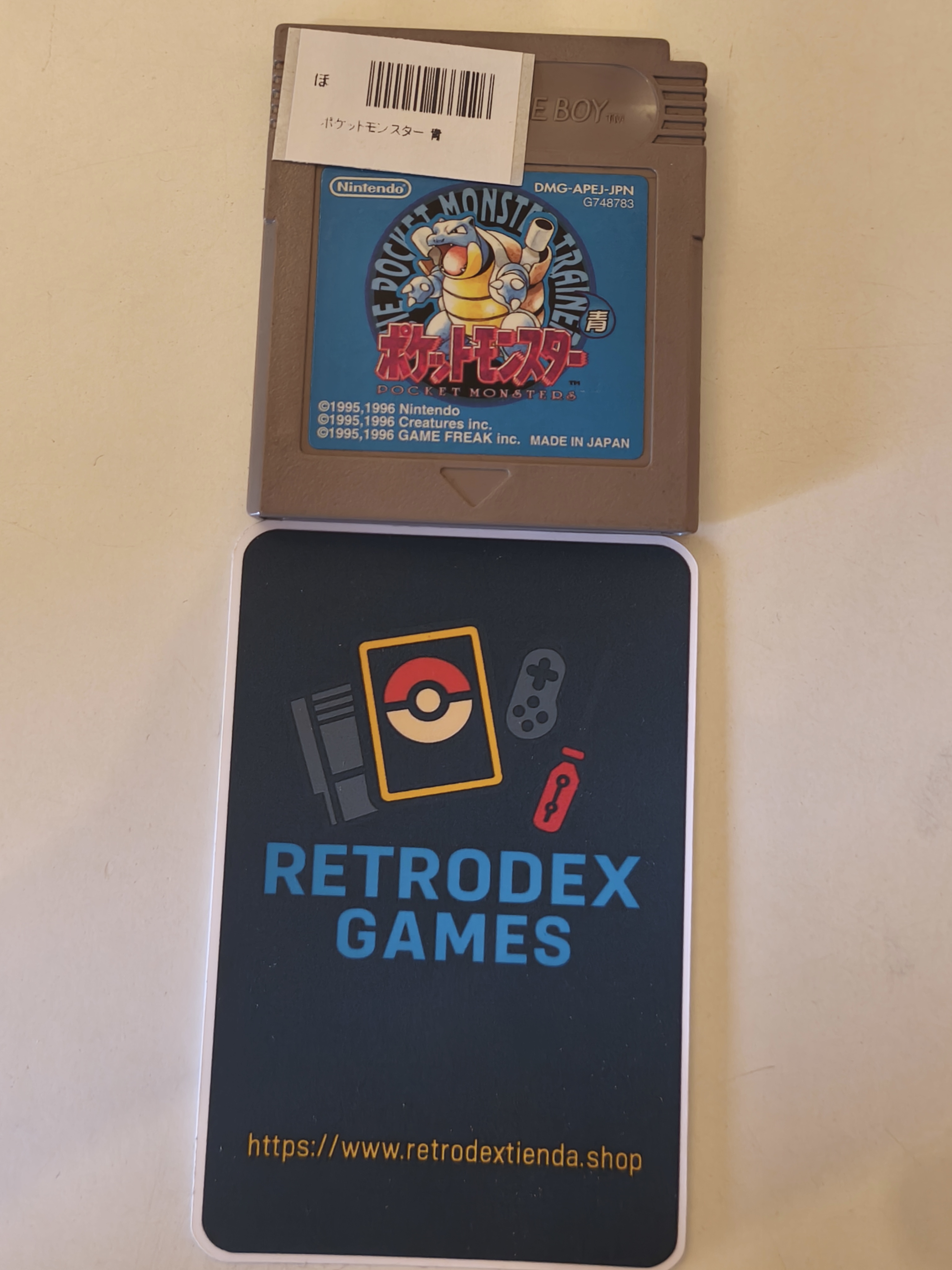 Cartucho Pokémon Azul Game Boy JPN Segunda Mano